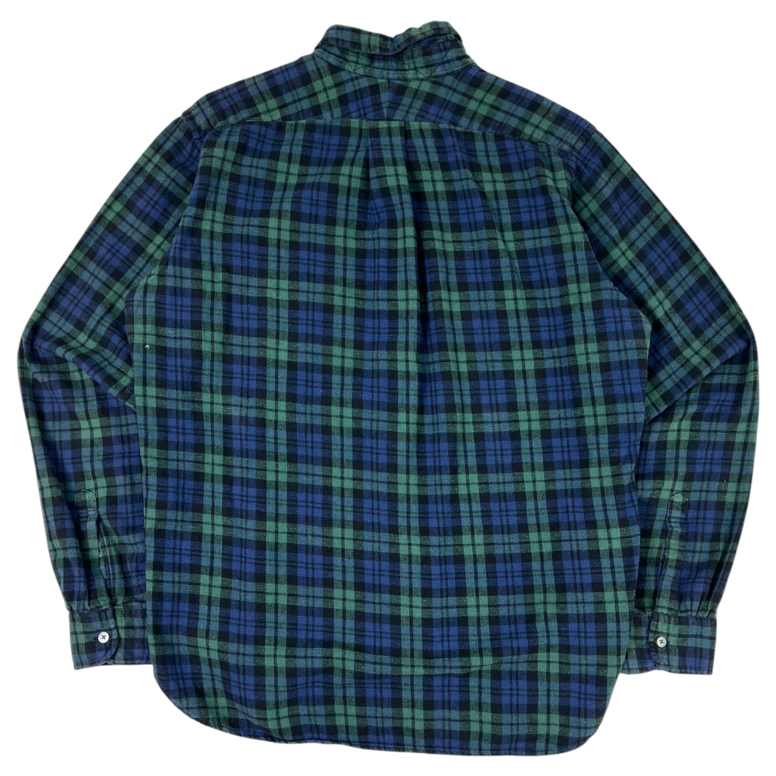 Engineered Garments Single Needle Plaid Flannel Blue/Green
