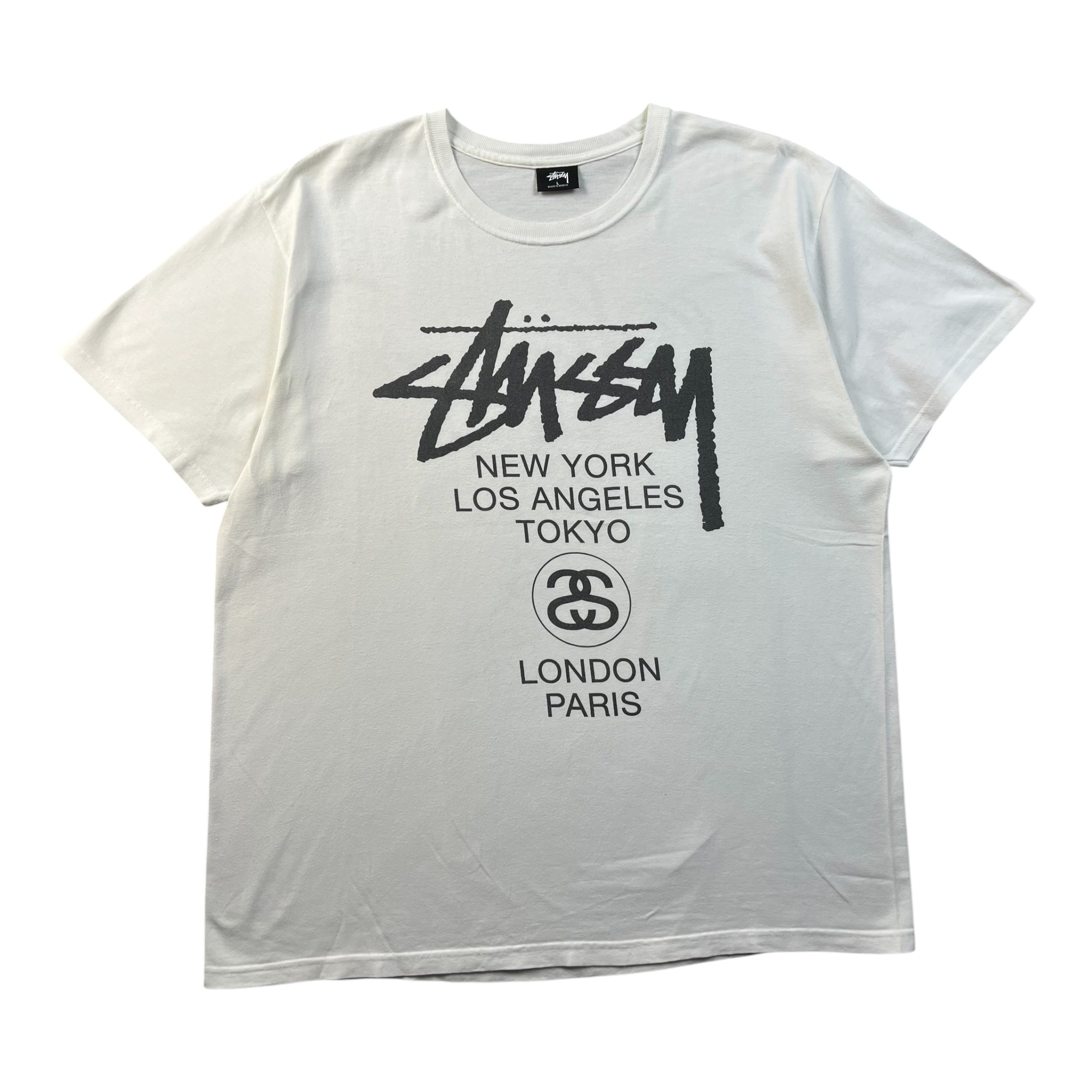 Stussy World Tour Tee White