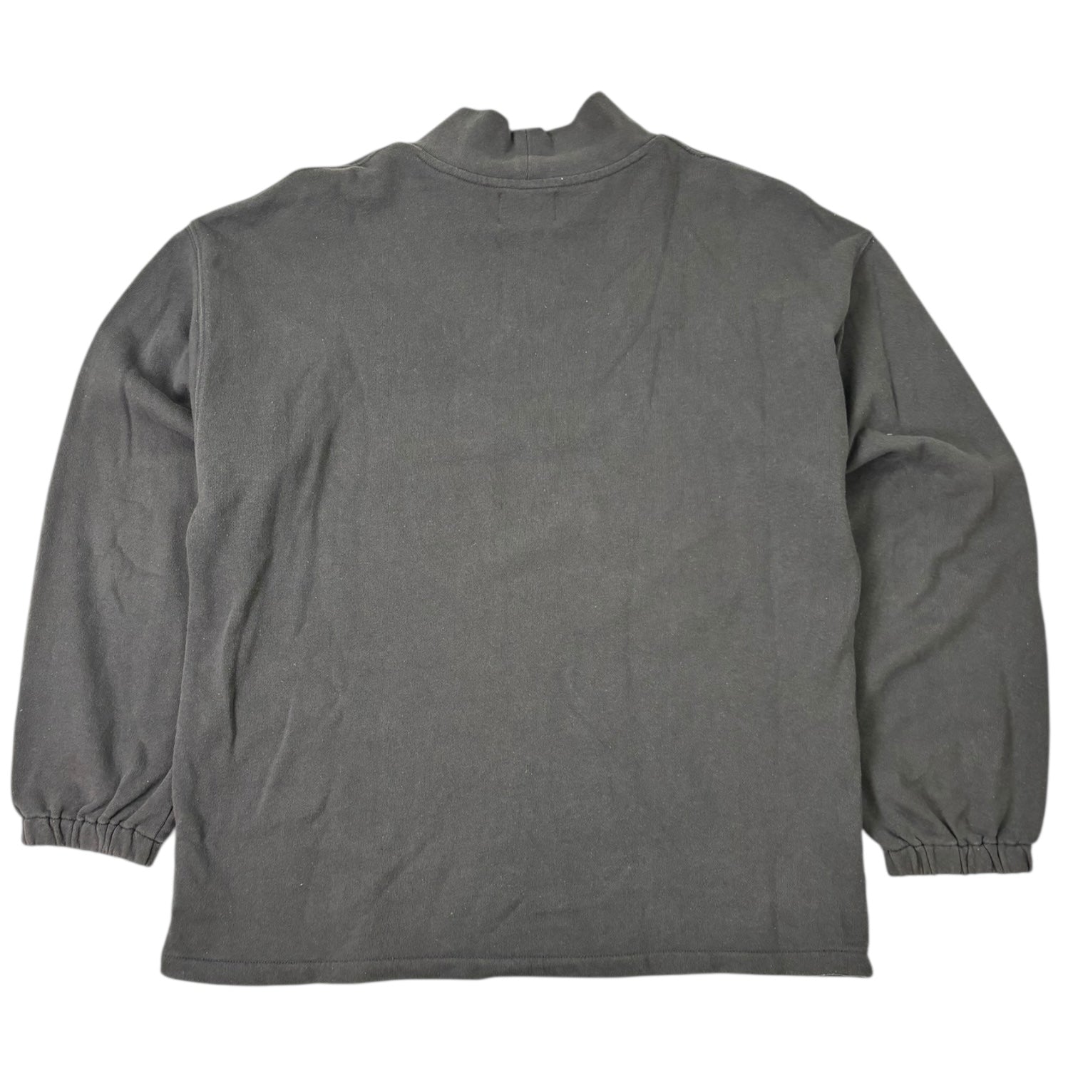 Stussy Benton Terry Mock-Neck Sweatshirt Washed Black