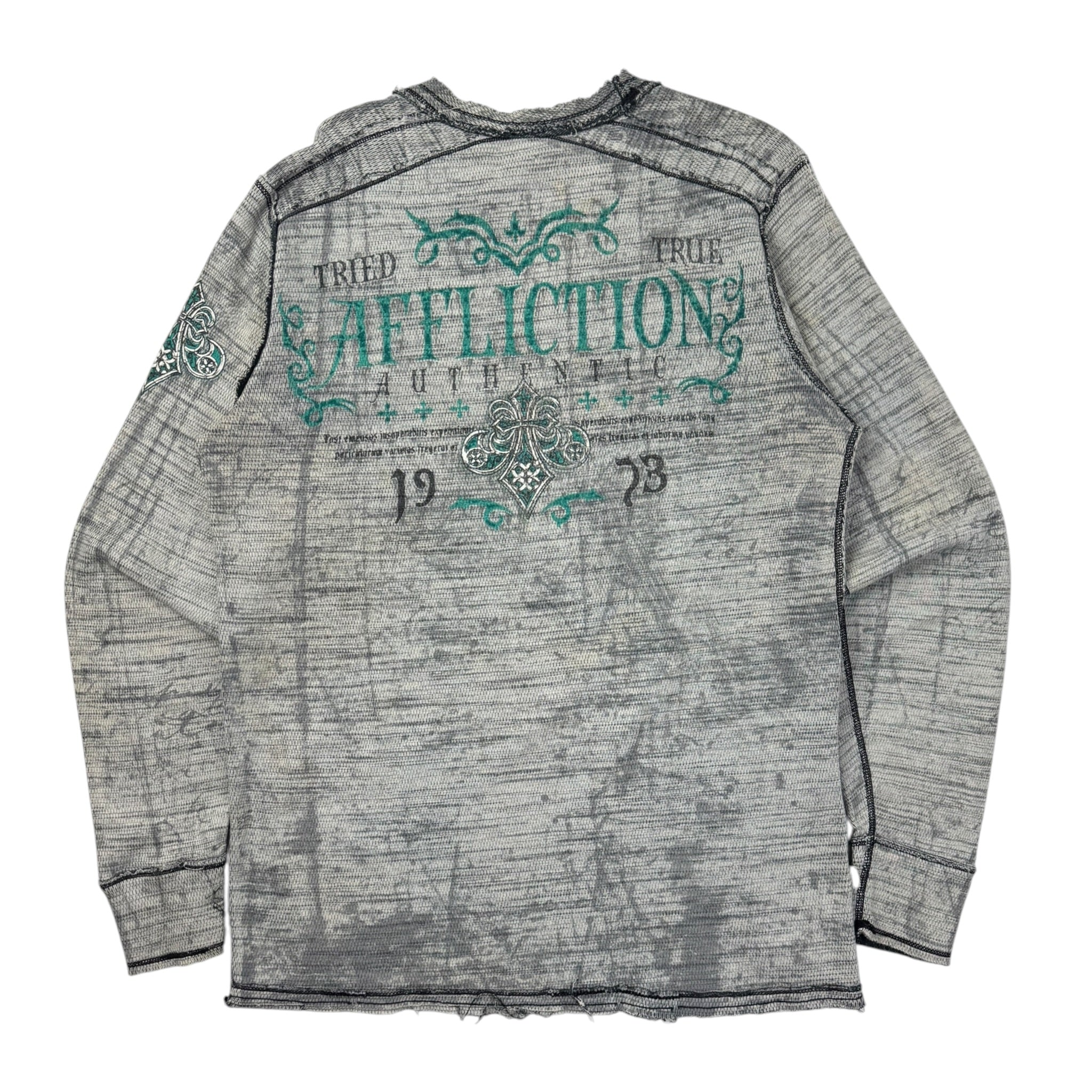 Y2K Affliction ‘Tried & True’ Reversible Thermal Longsleeve