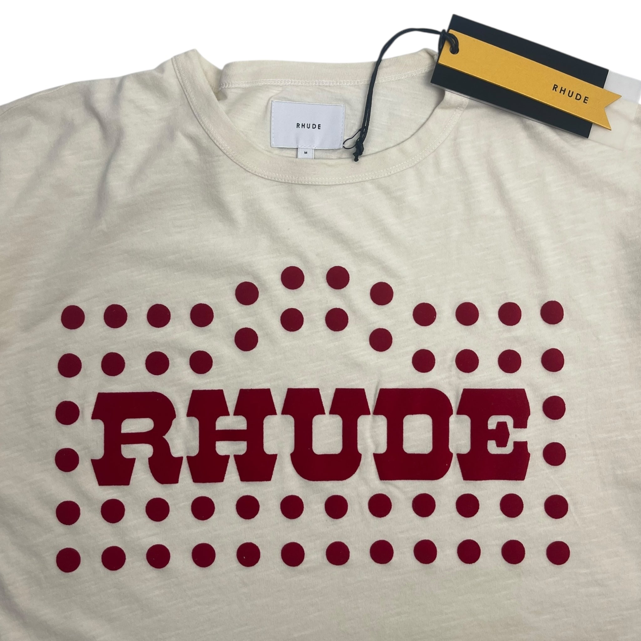 Rhude Flocked Burnout T-Shirt
