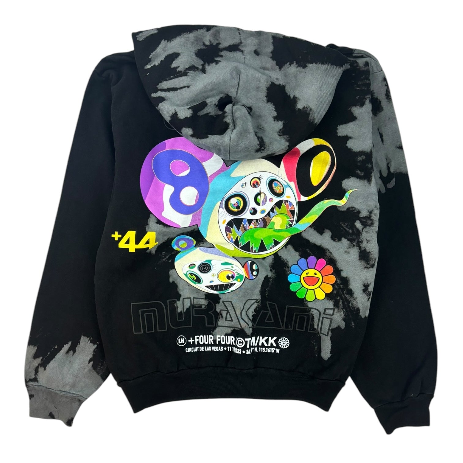 +44 x Takashi Murakami Mind Warp Hoodie Black