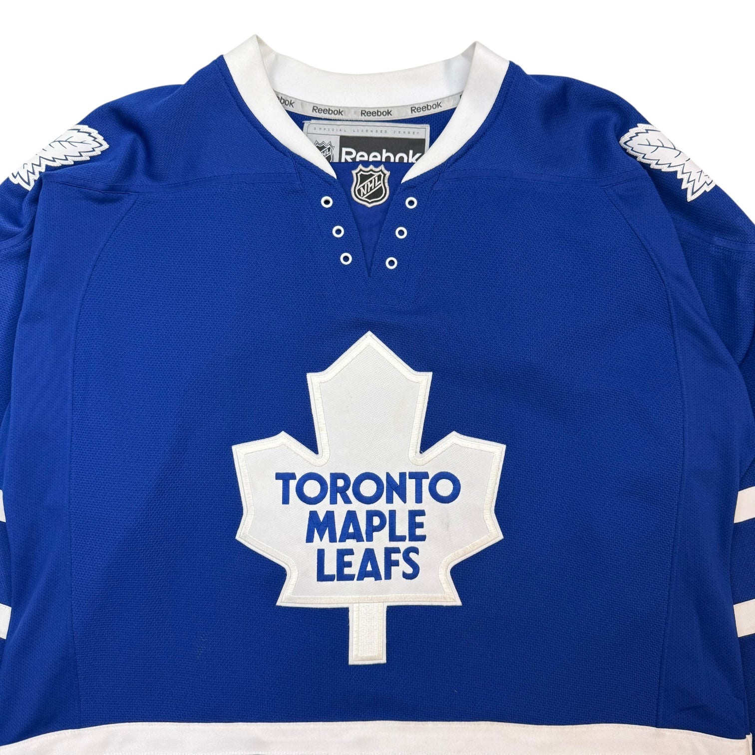 Vintage Reebok Toronto Maple Leafs James Van Riemsdyk Jersey Blue