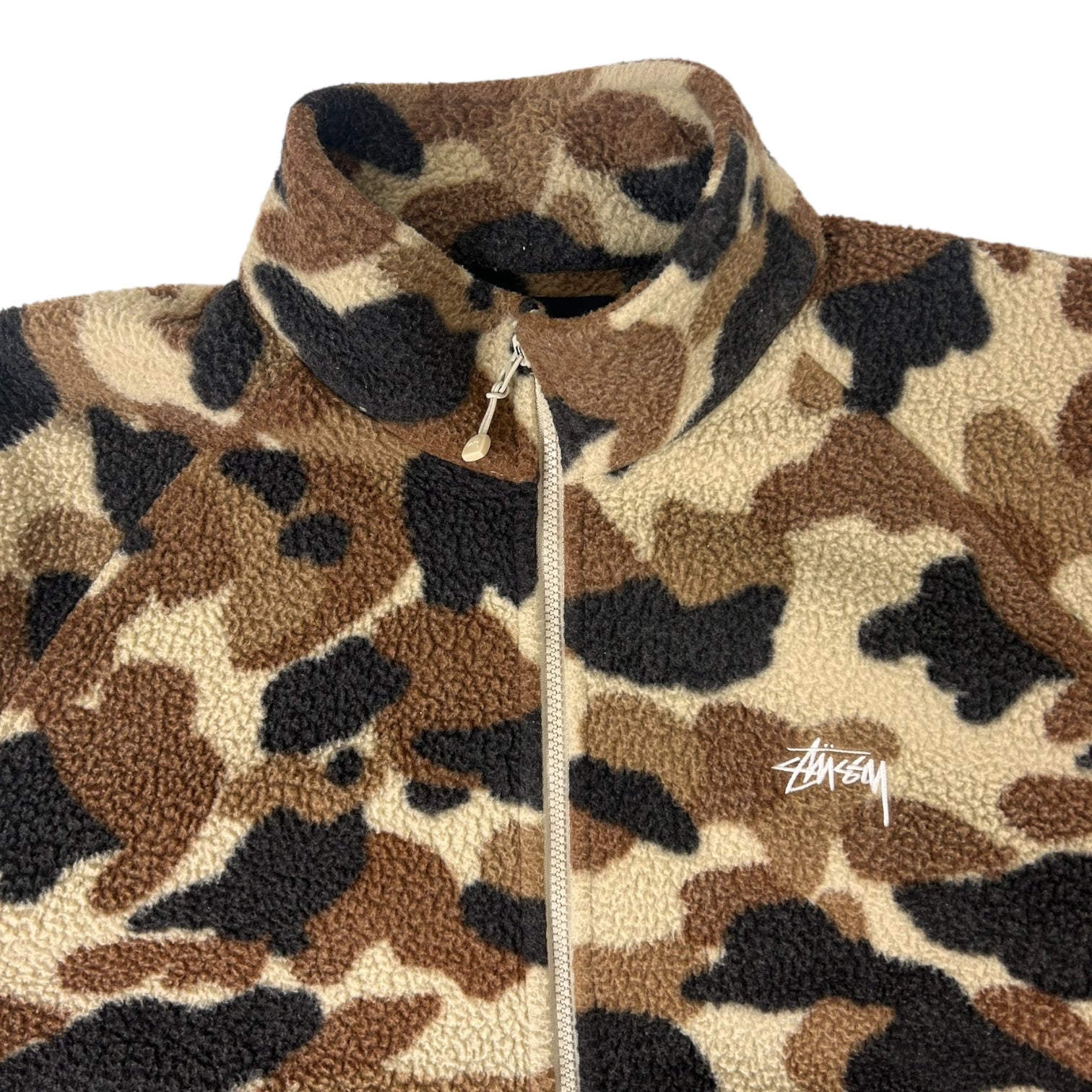 Stussy Fleece Jacket Camo