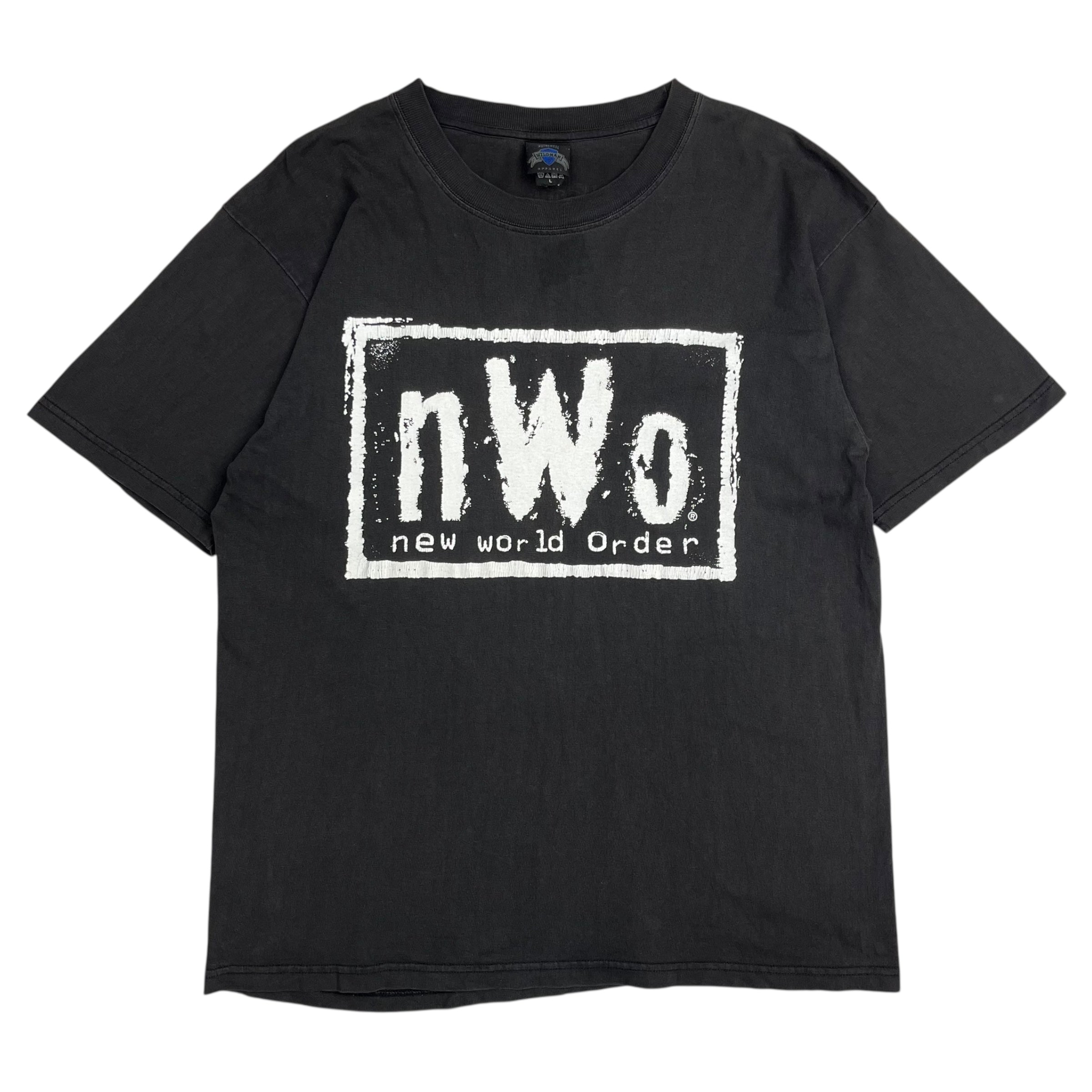 2002 New World Order WWF Wrestling Tee Black
