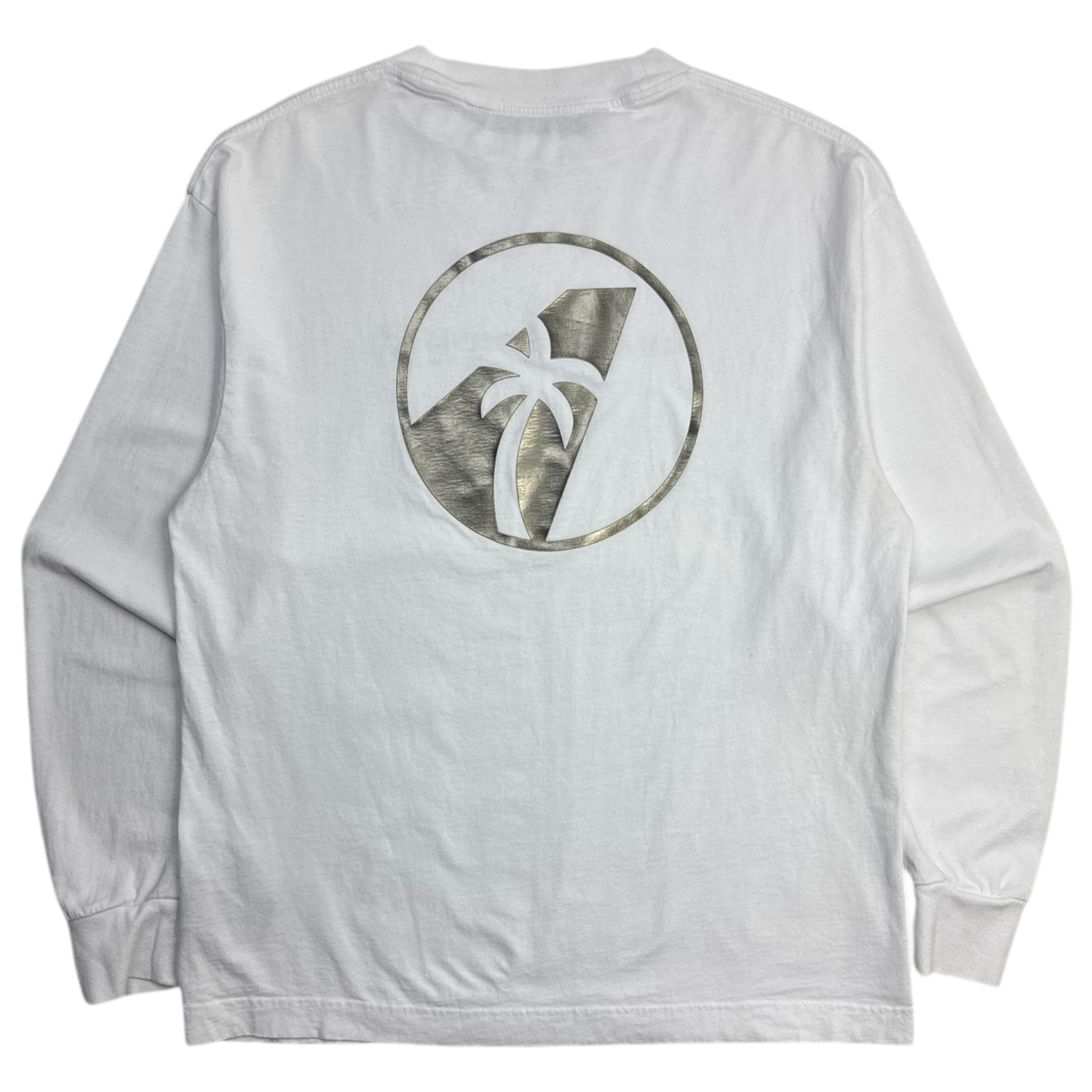 Palm Angels Palm Airlines Longsleeve White