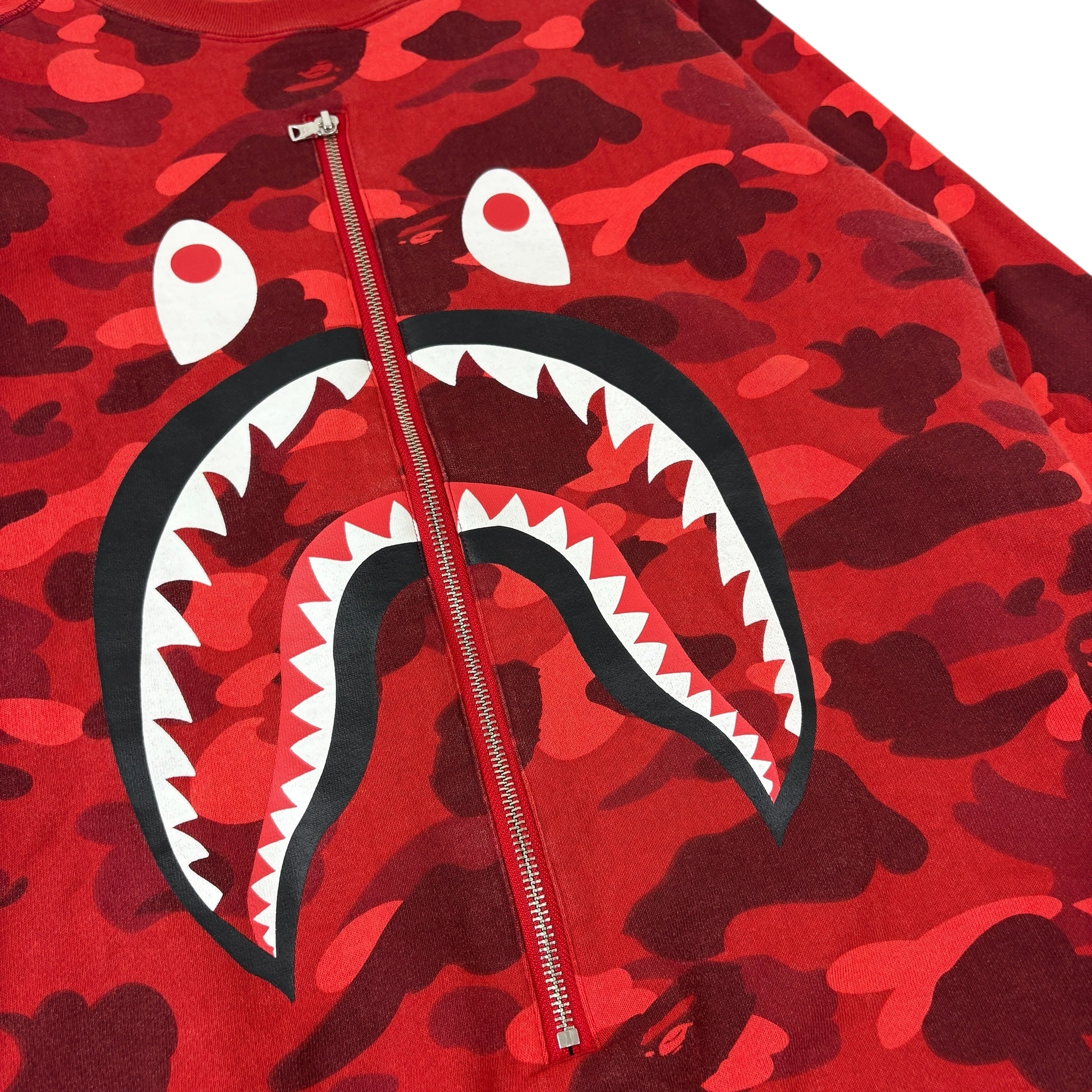 Bape Color Camo Shark L/S Tee