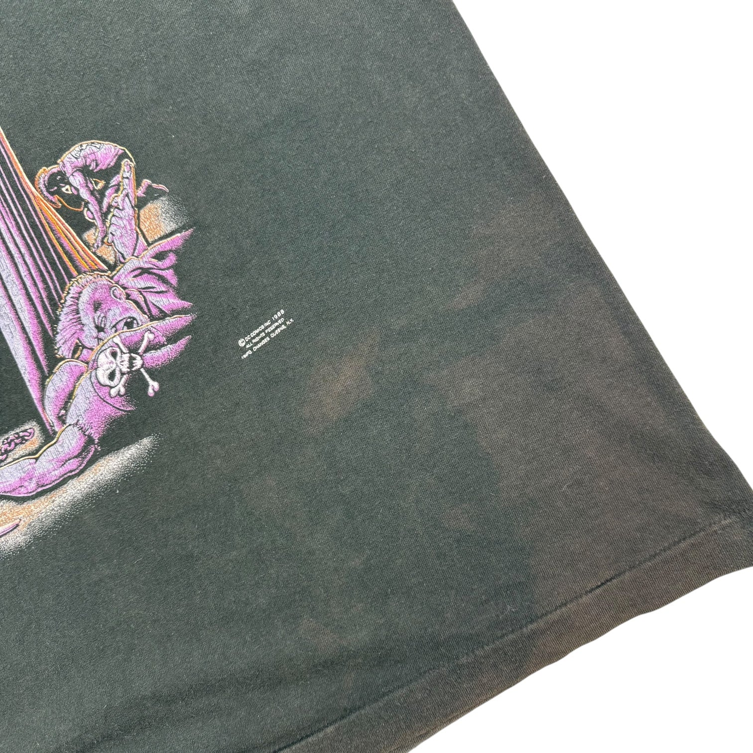 1988 DC Comics Batman Tee Faded Black