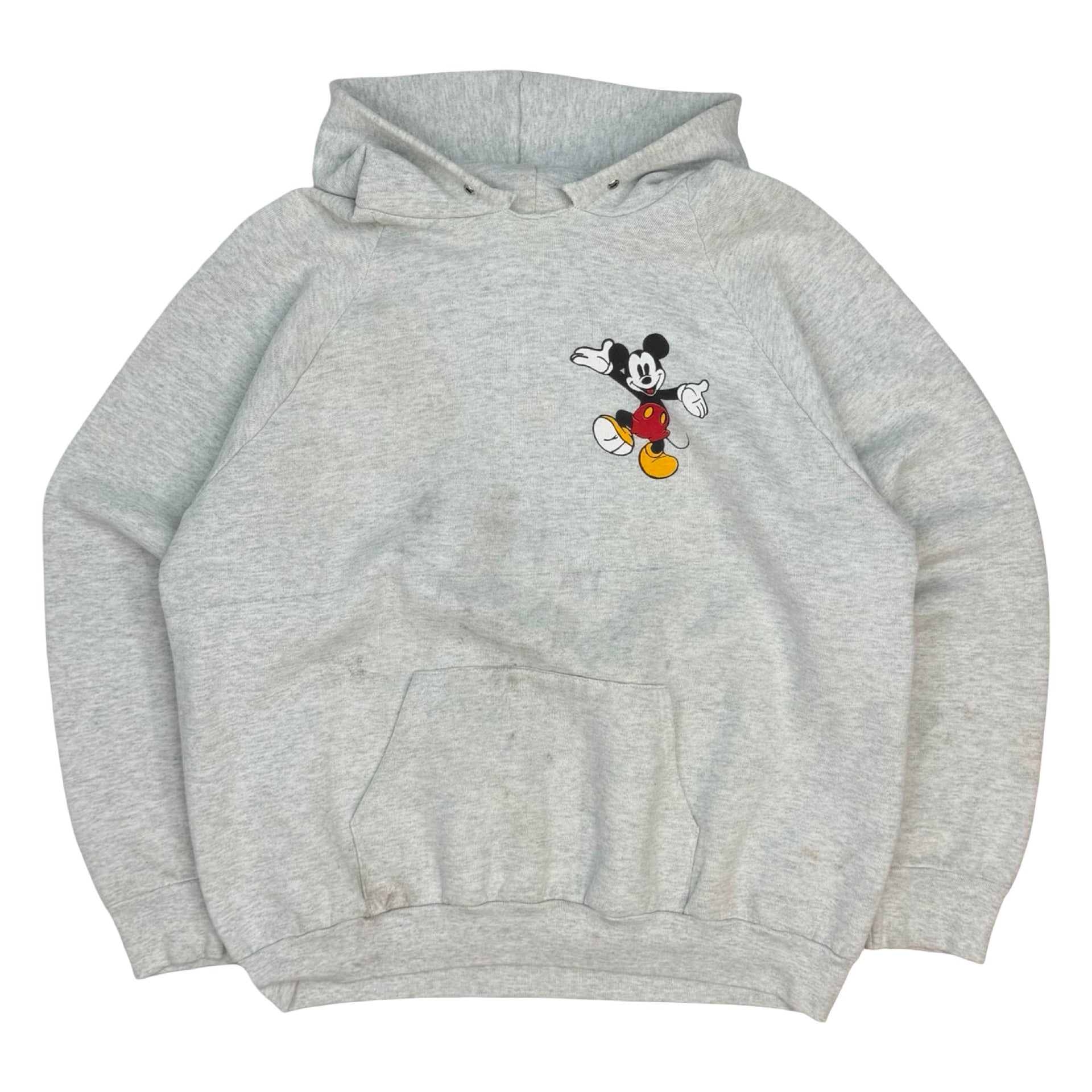 Vintage Mickey Mouse Hoodie Grey