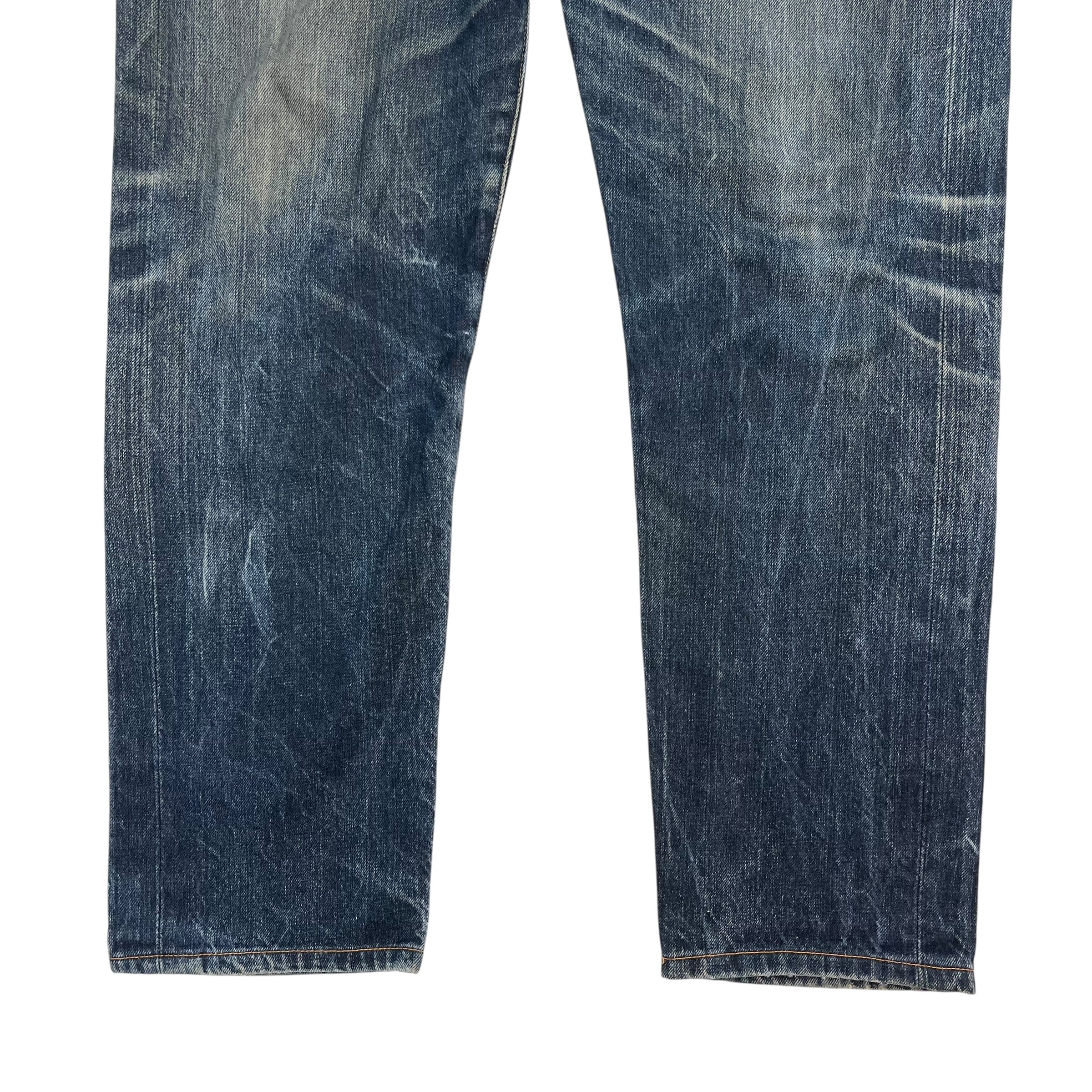 Evisu No.3 Denim Pants Faded Vintage Wash