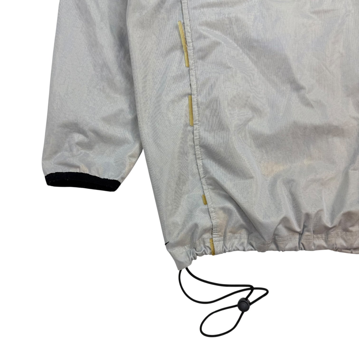 Vintage Nike Pullover Windbreaker Hoodie Grey