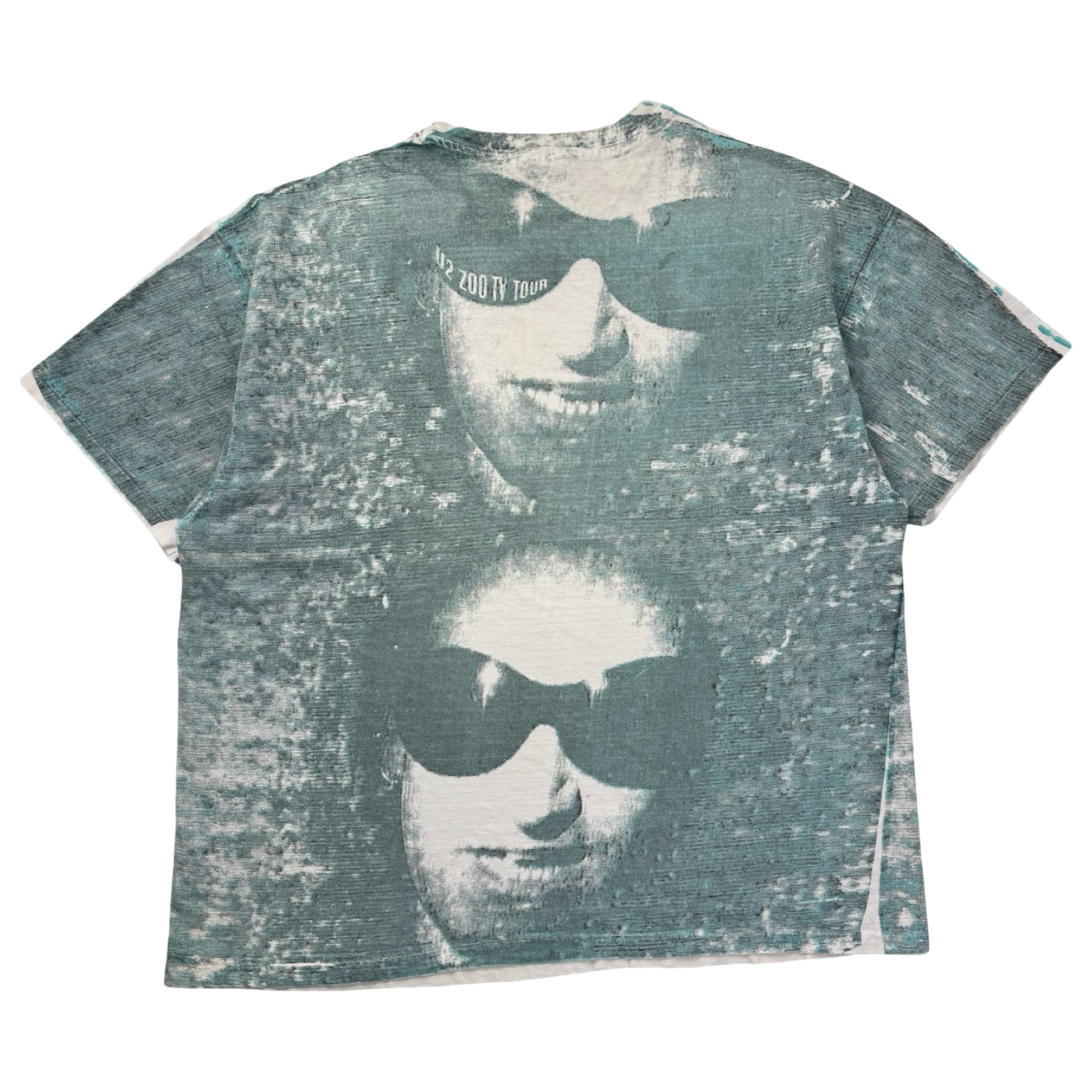 1991 U2 Zooropa TV Tour All Over Print Band T-Shirt