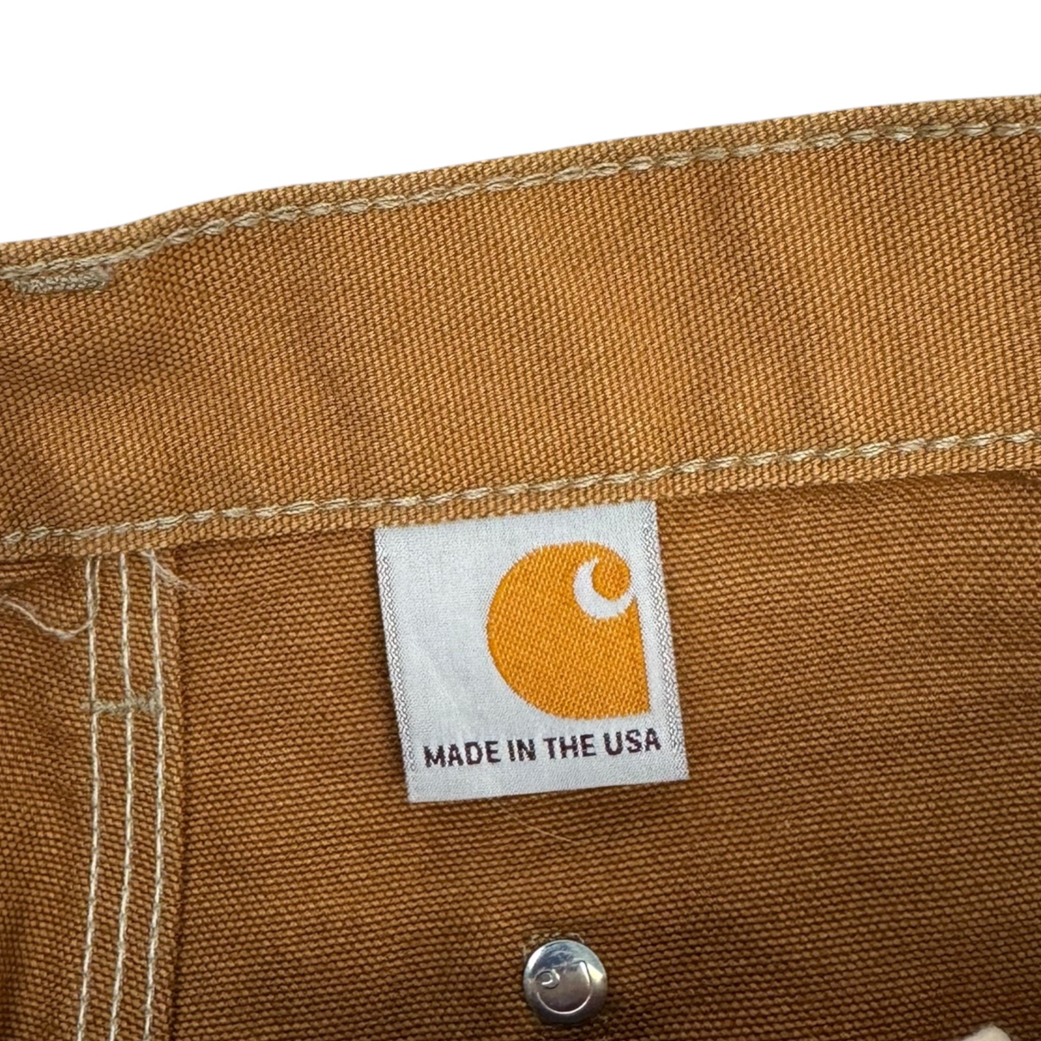 Vintage Carhartt Double Knee Bottoms Dark Tan