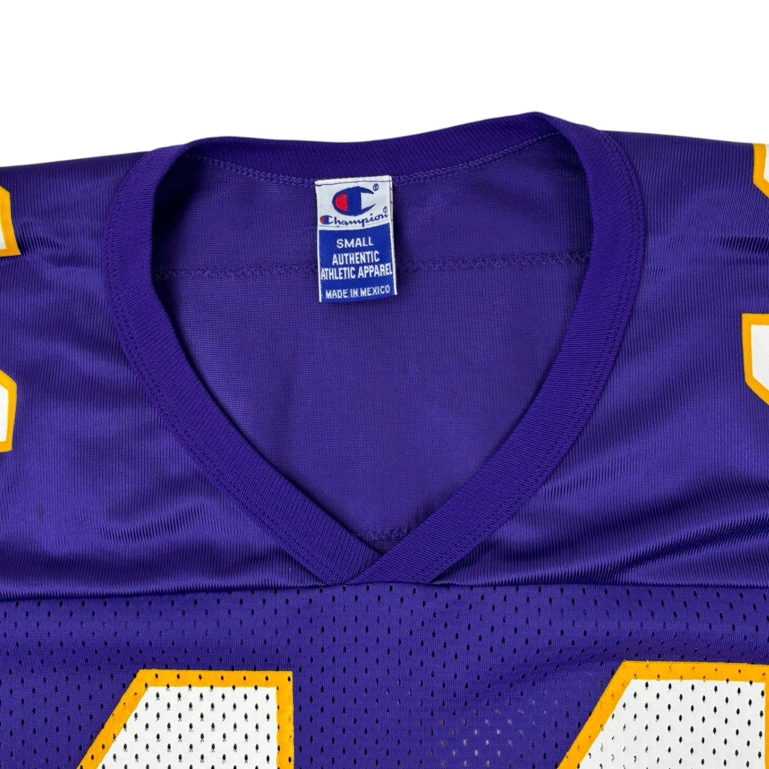 Vintage Champion Minnesota Vikings Leroy Hoard Jersey Purple