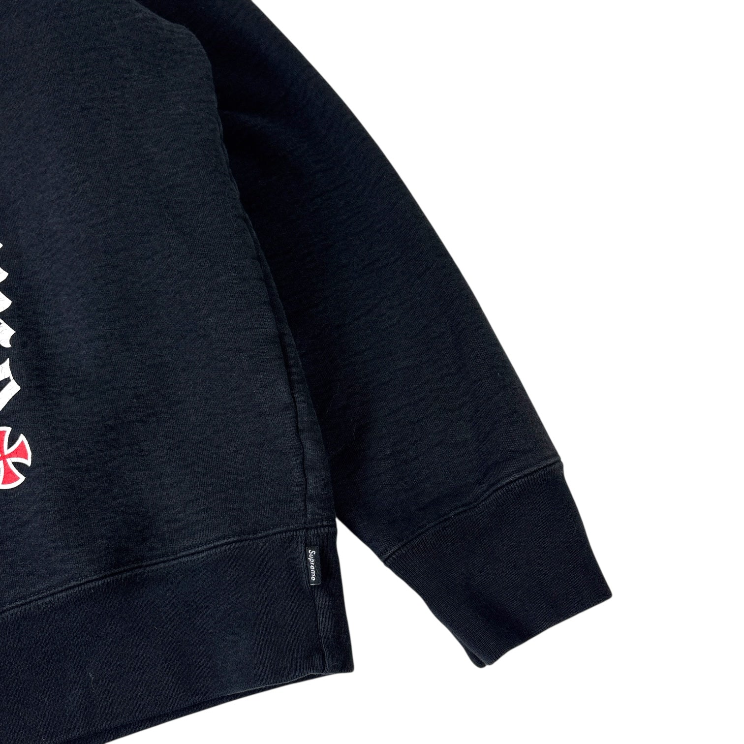 Supreme X Independent Crewneck Black