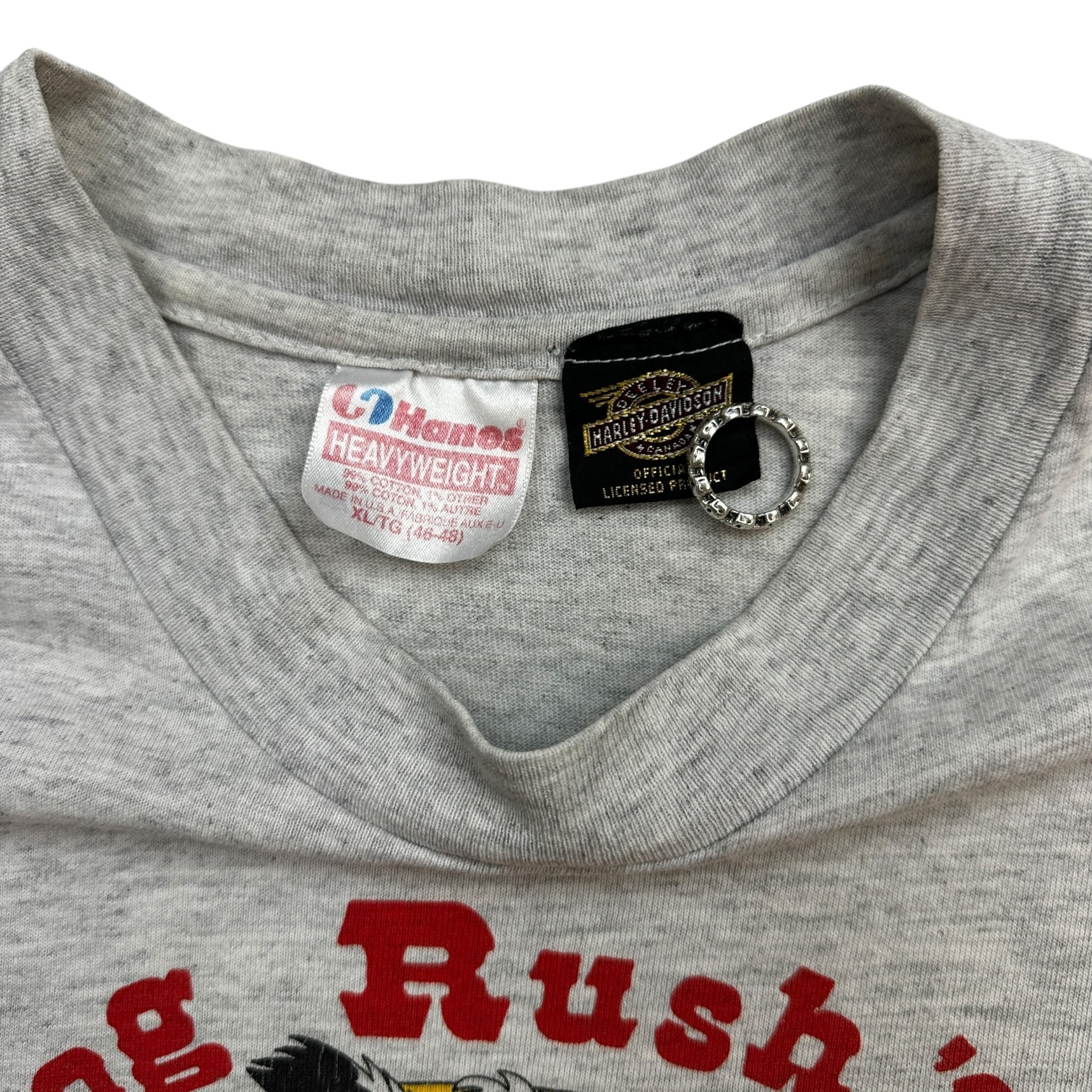 1992 Hog Rush T-Shirt Grey