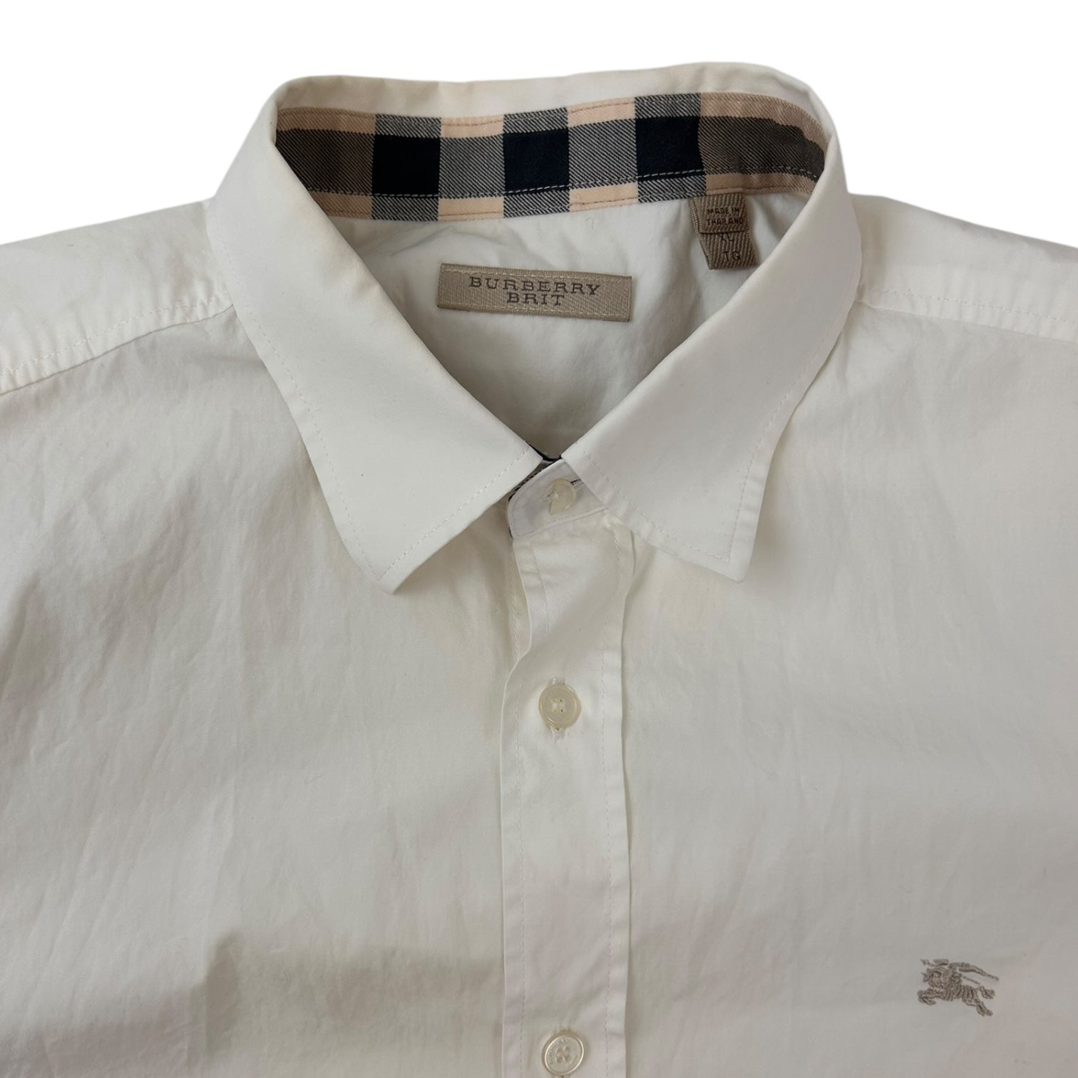 Burberry Button Up Shirt White