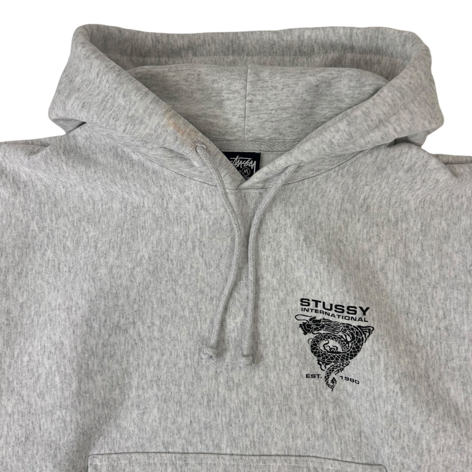 Stussy Dragon Hoodie Ash Heather