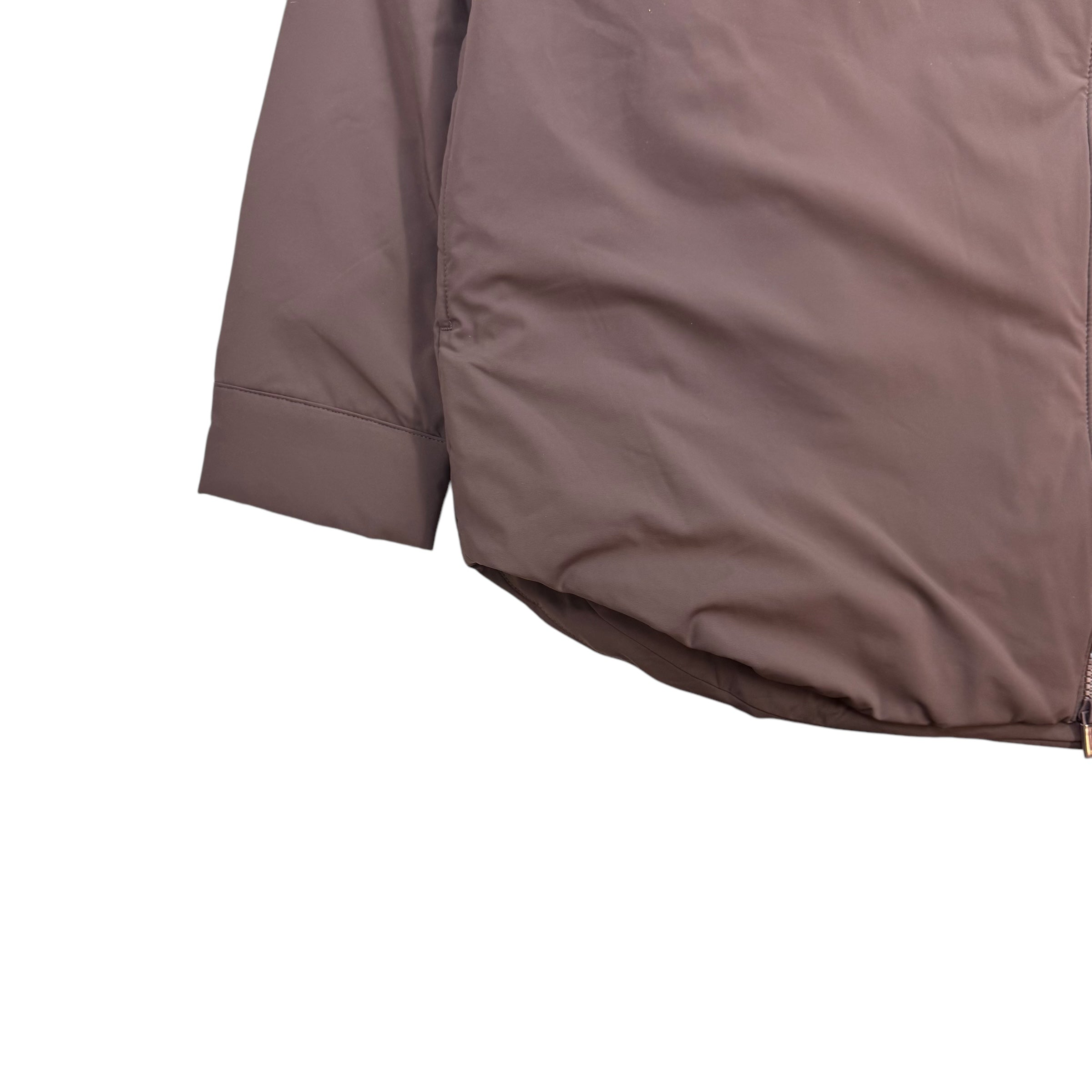 Fear Of God Essentials Down Puffer Jacket Burgundy