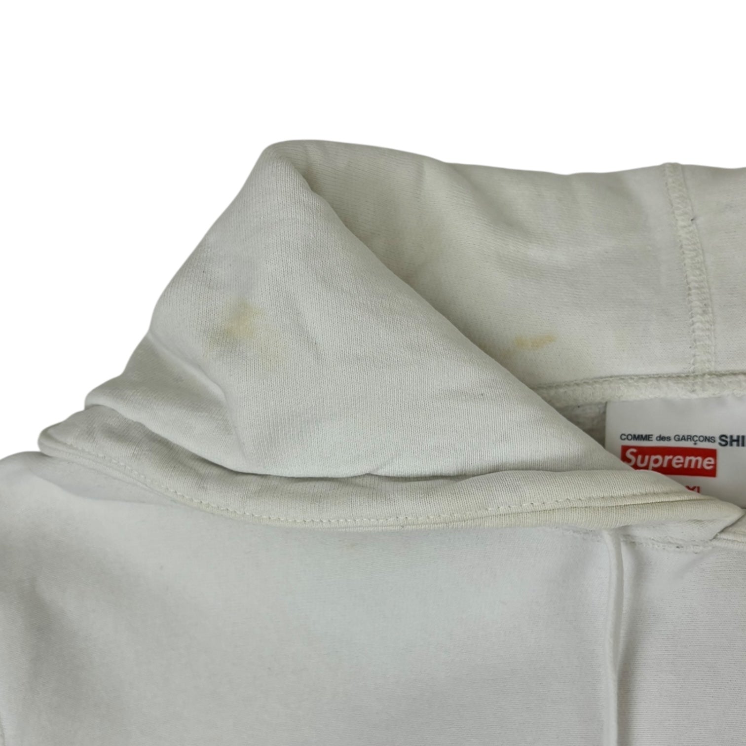 Supreme x Comme Des Garçon SHIRT BOGO Hoodie White