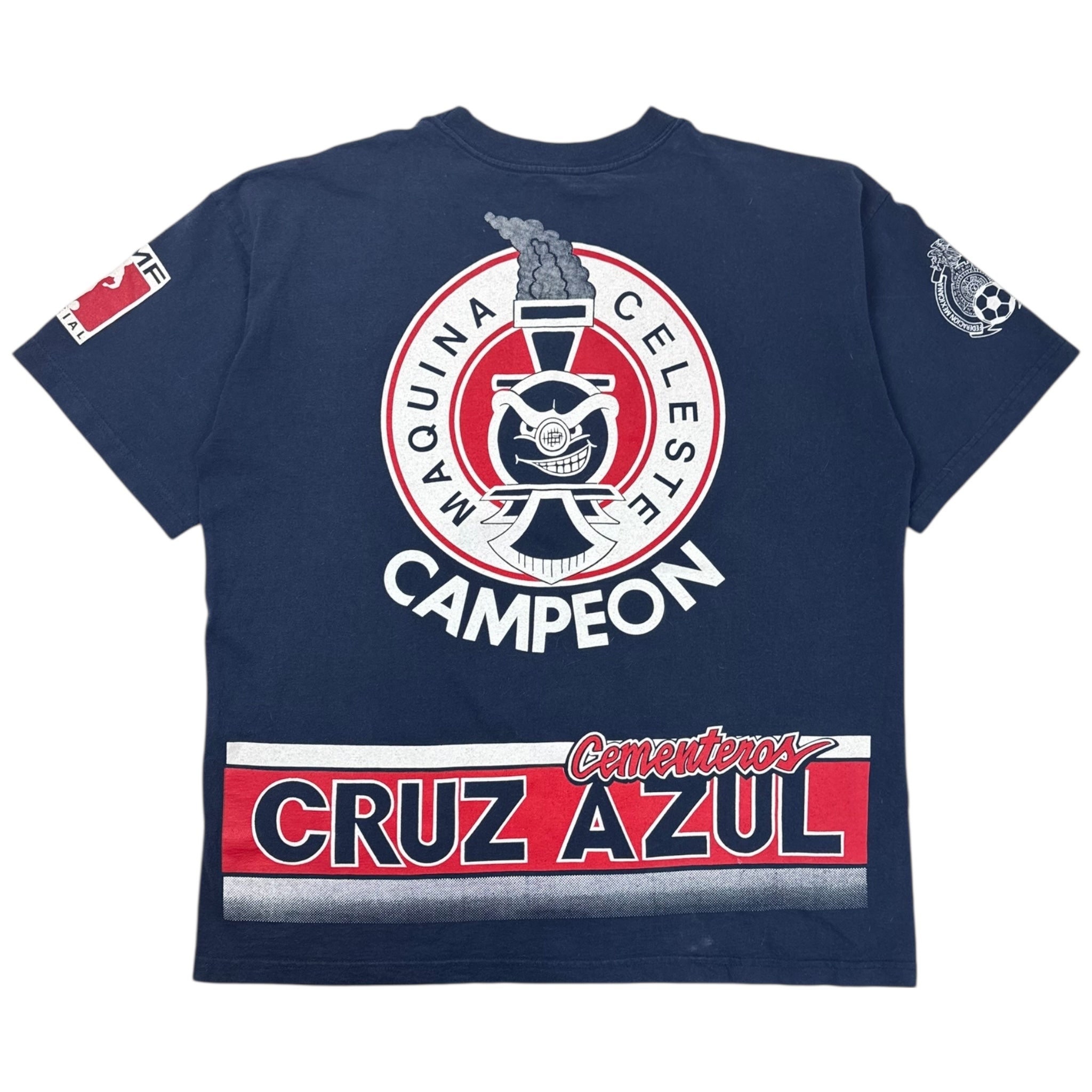 Vintage Cruz Azul All Over Print T-Shirt
