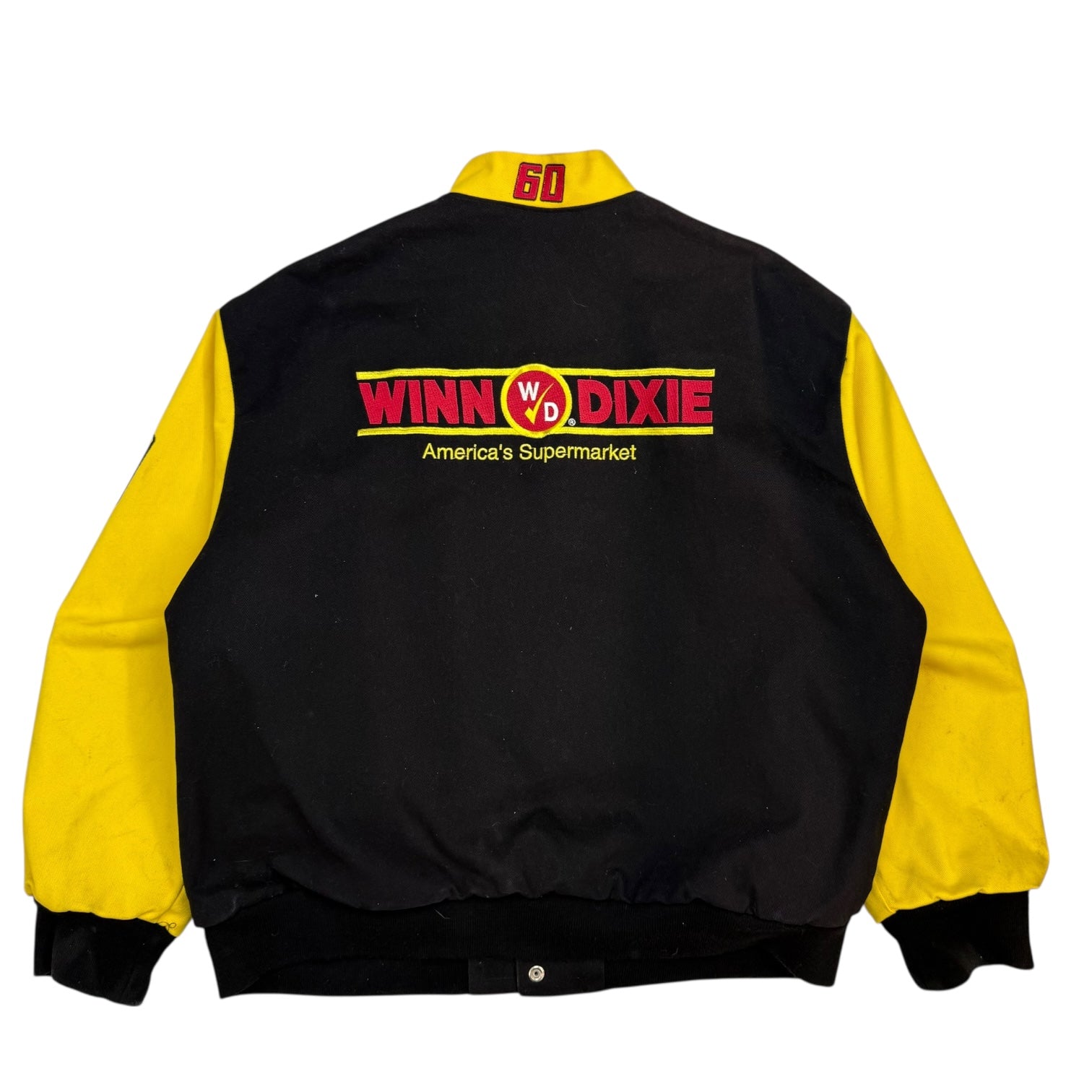 Vintage Jeff Hamilton NASCAR Mark Martin Jacket Yellow/Black