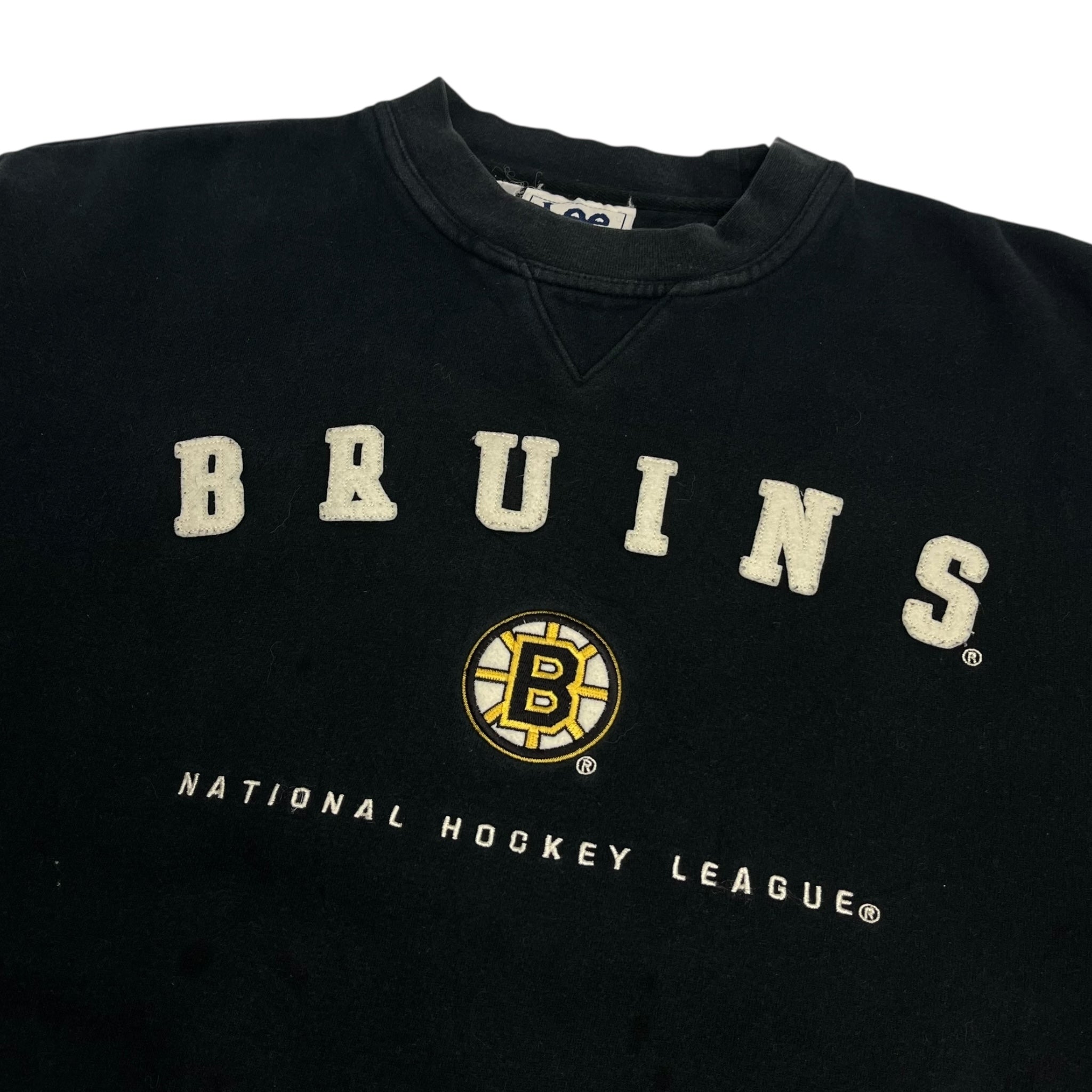 Vintage Boston Bruins NHL Crewneck Sweatshirt Black