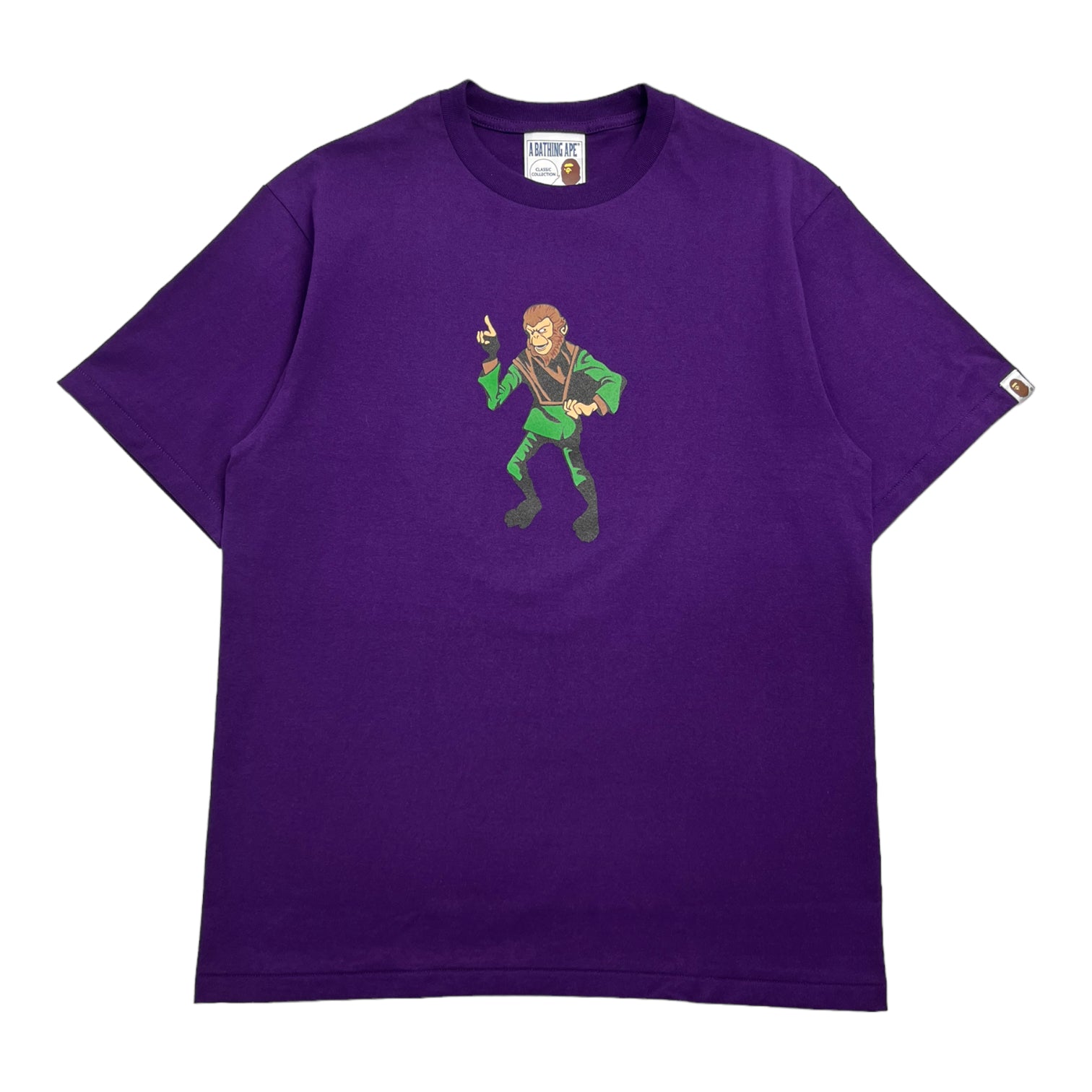 BAPE Ape Graphic Tee Purple