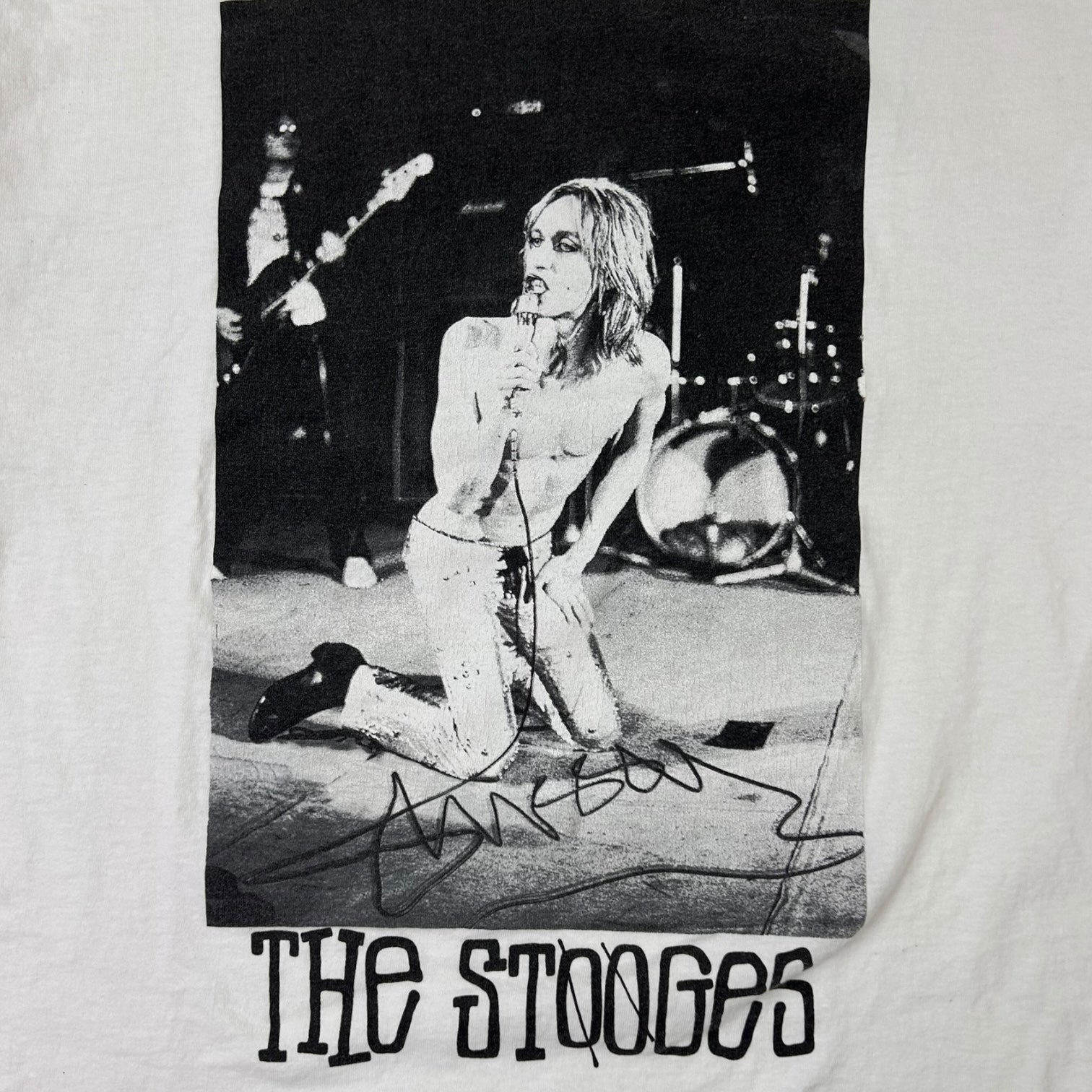 Vintage Stussy The Stooges T-Shirt White