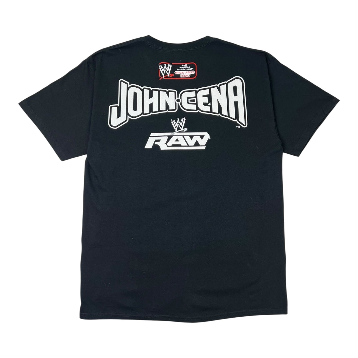 Vintage WWE Raw John Cena T-Shirt Black