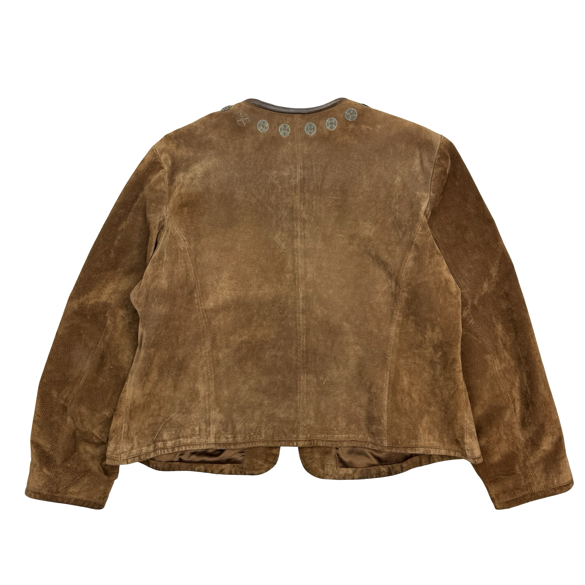 (W) Vintage Guillaume Leather Jacket Brown