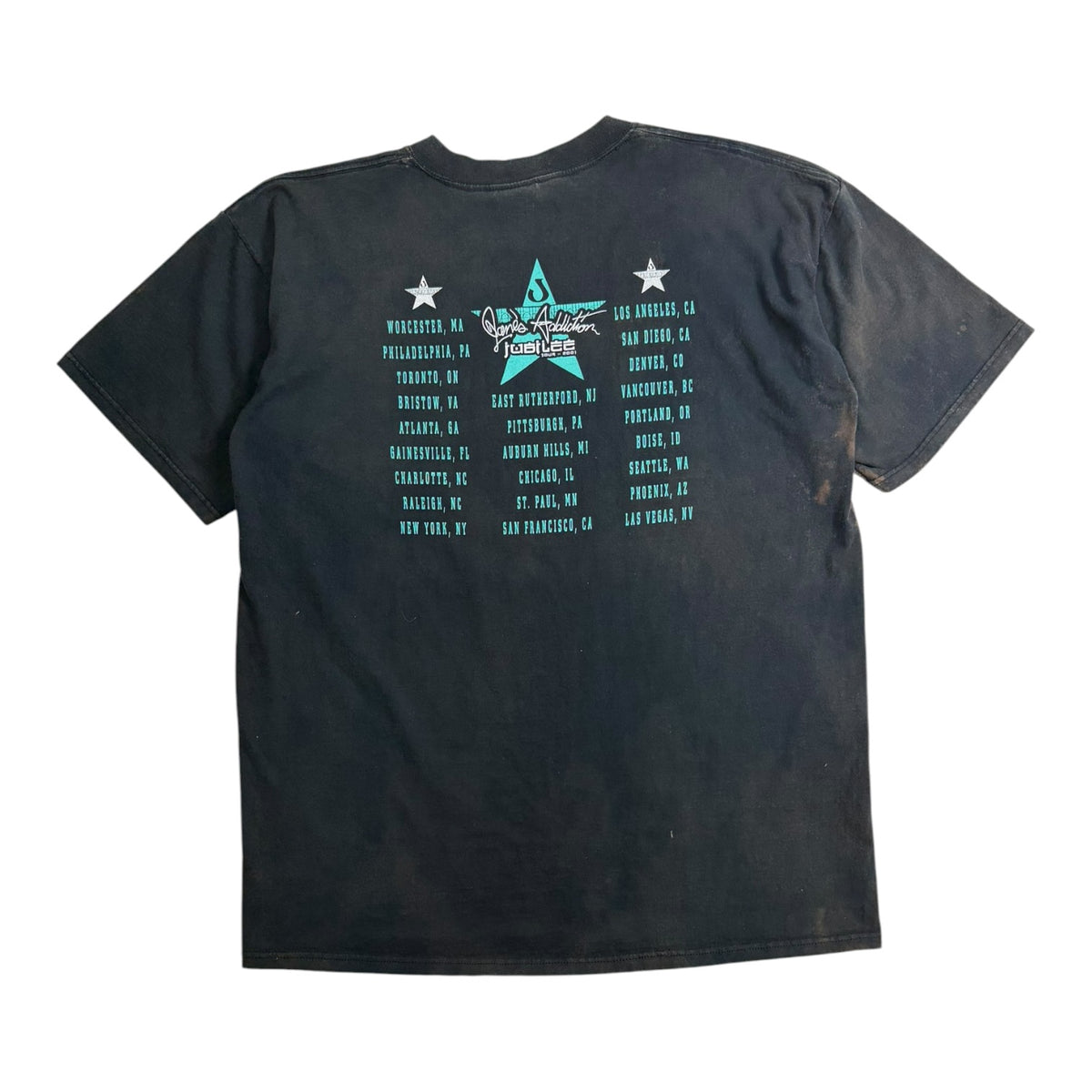 Vintage Jane's Addiction T-Shirt Black