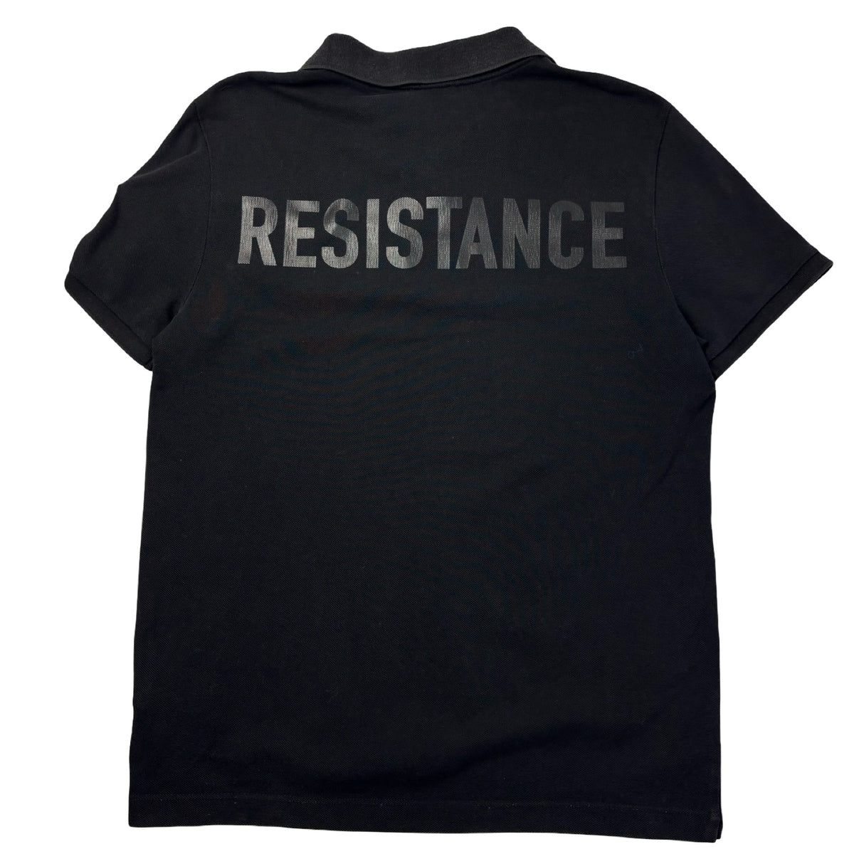 Moncler Resistance Censored Polo Black