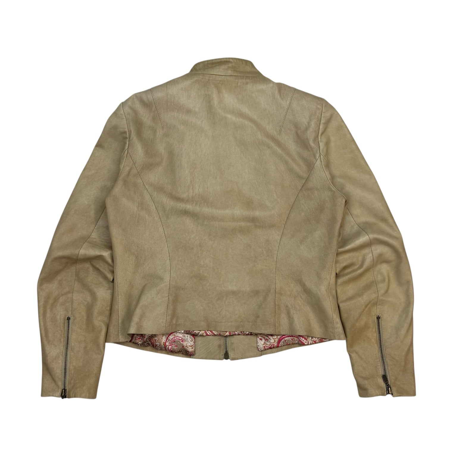 (W) Vintage Danier Leather Jacket Tan