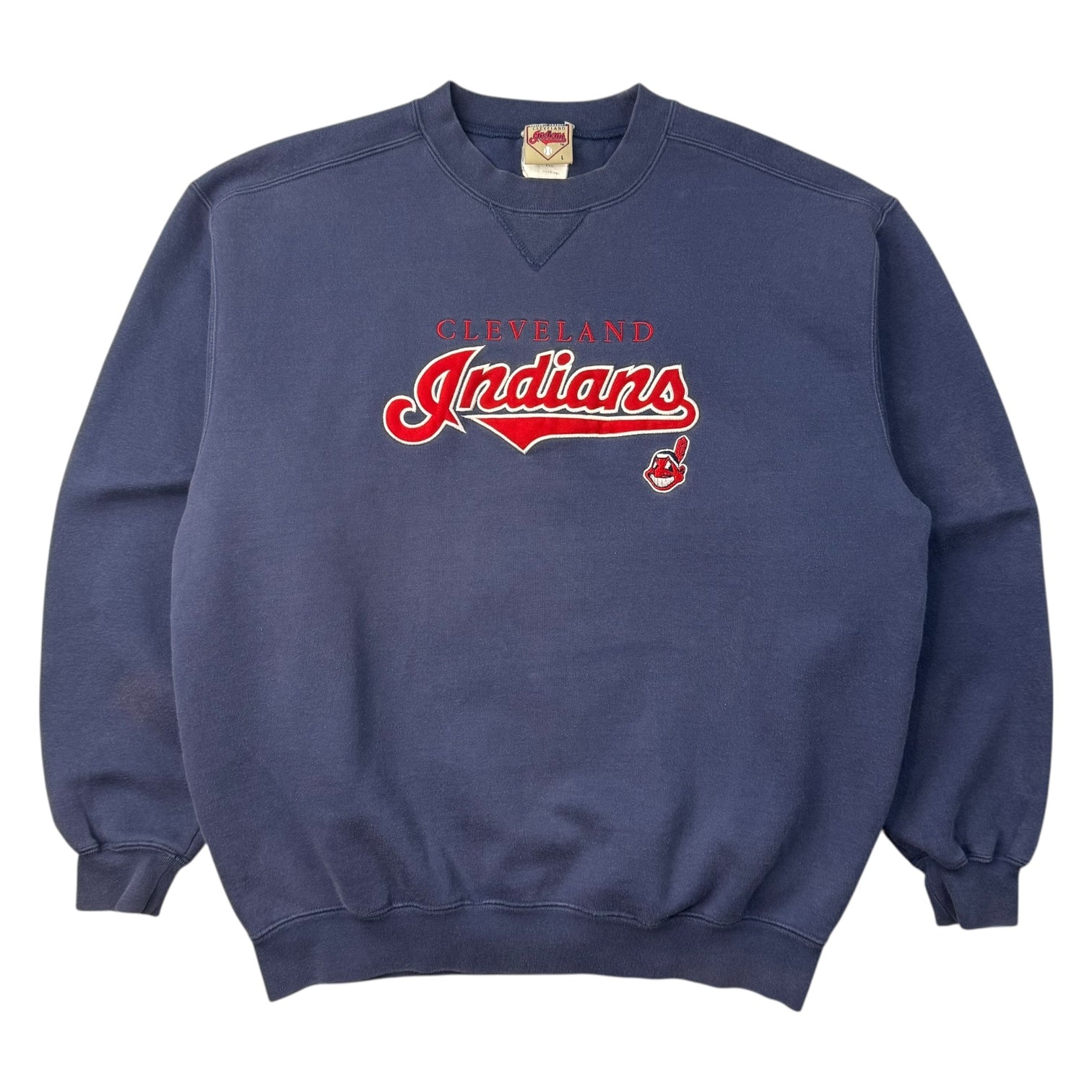 Vintage Cleveland Indians Crewneck Navy Blue