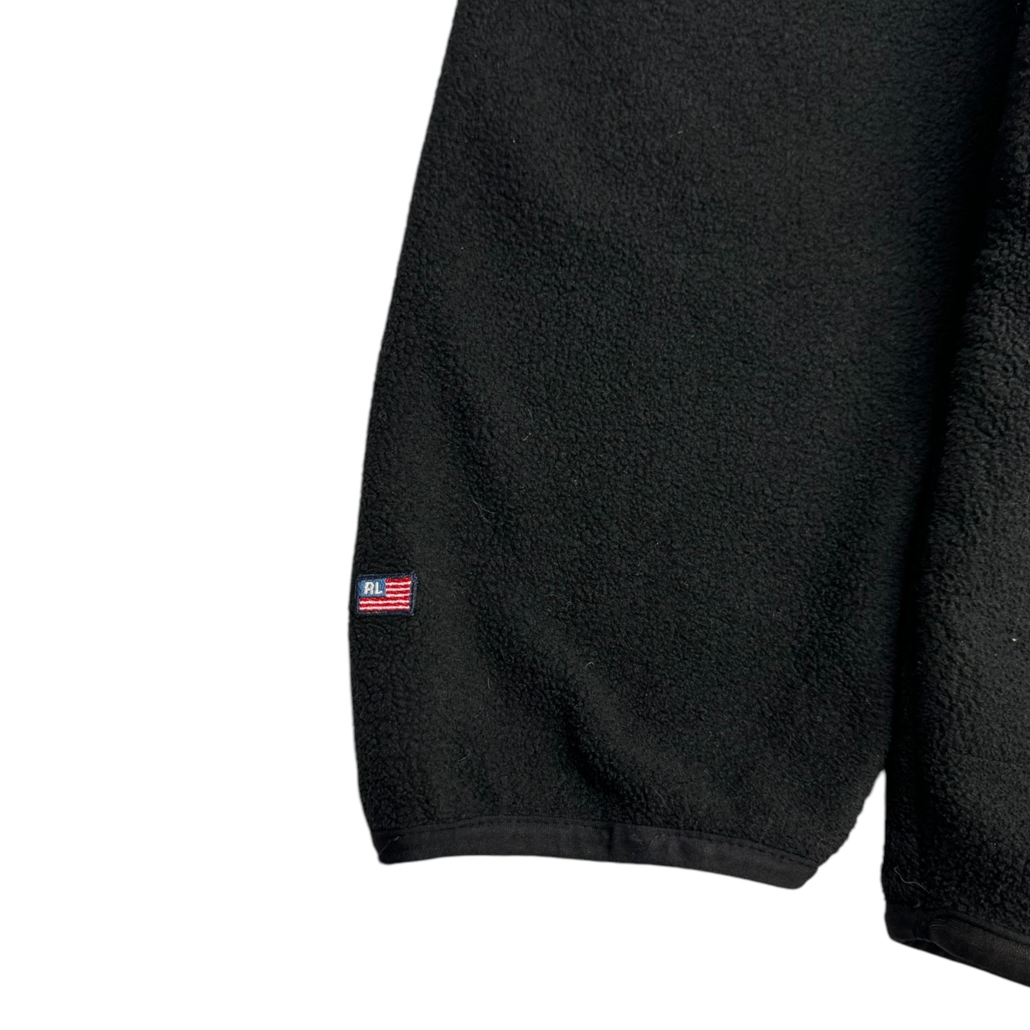 Vintage Polo Sport Ralph Lauren 1/2 Zip Fleece Black