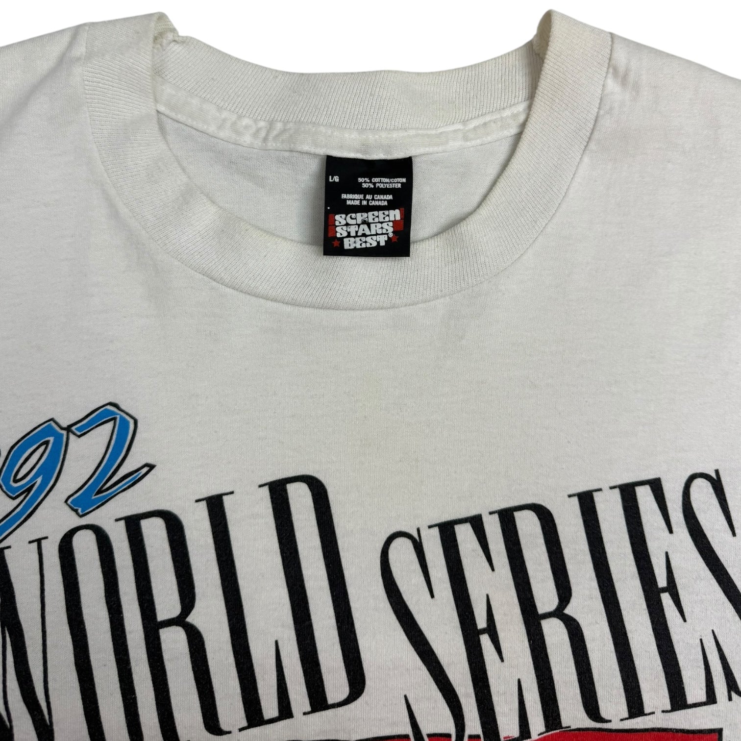 1992 Blue Jays World Series T-Shirt White