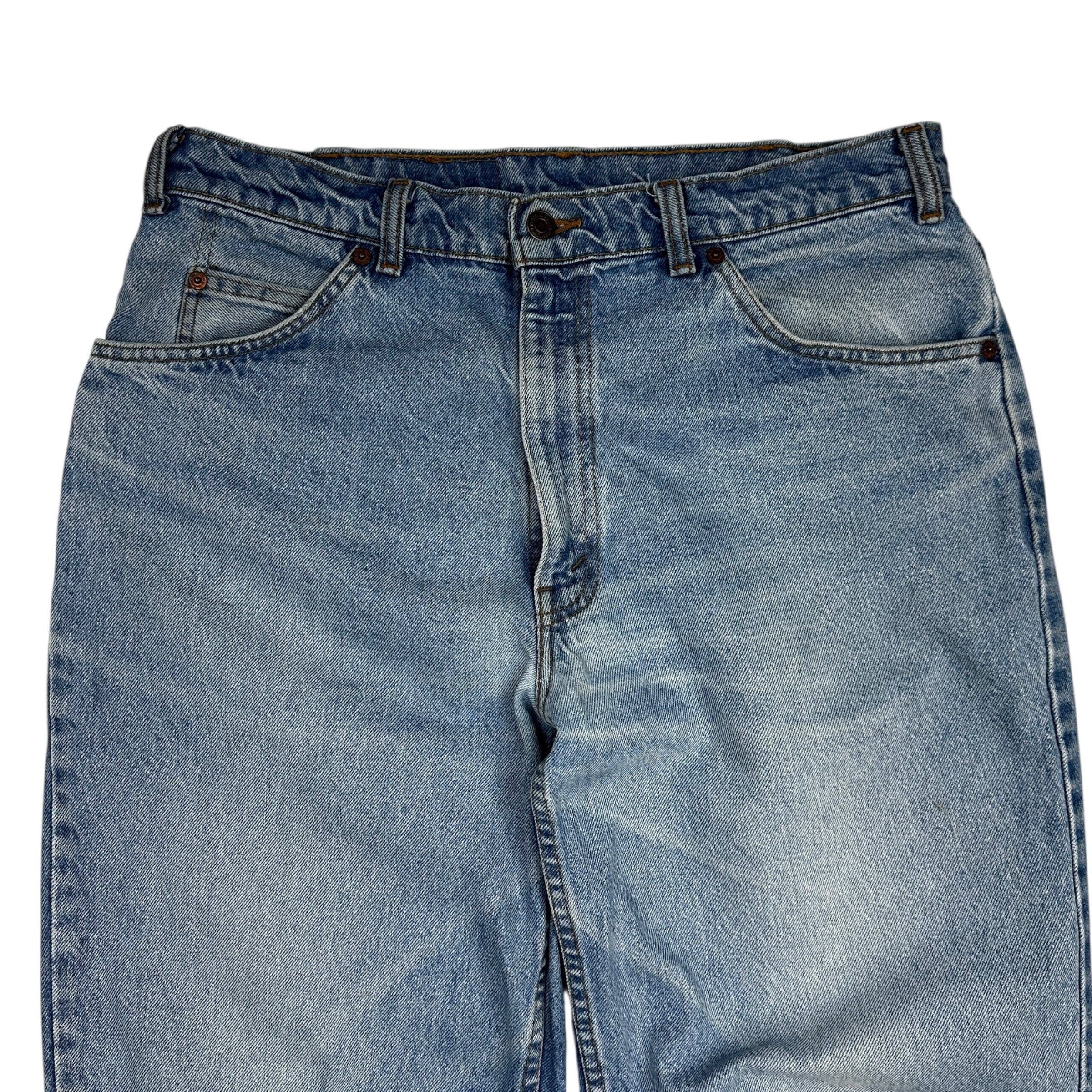 Vintage Levis Orange Tab 506 Light Wash Denim