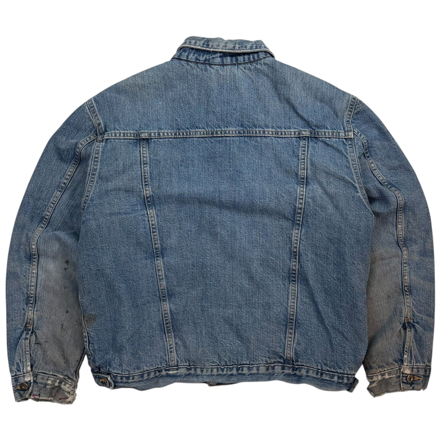 Vintage Carhartt Sherpa Lined Denim Jacket Blue