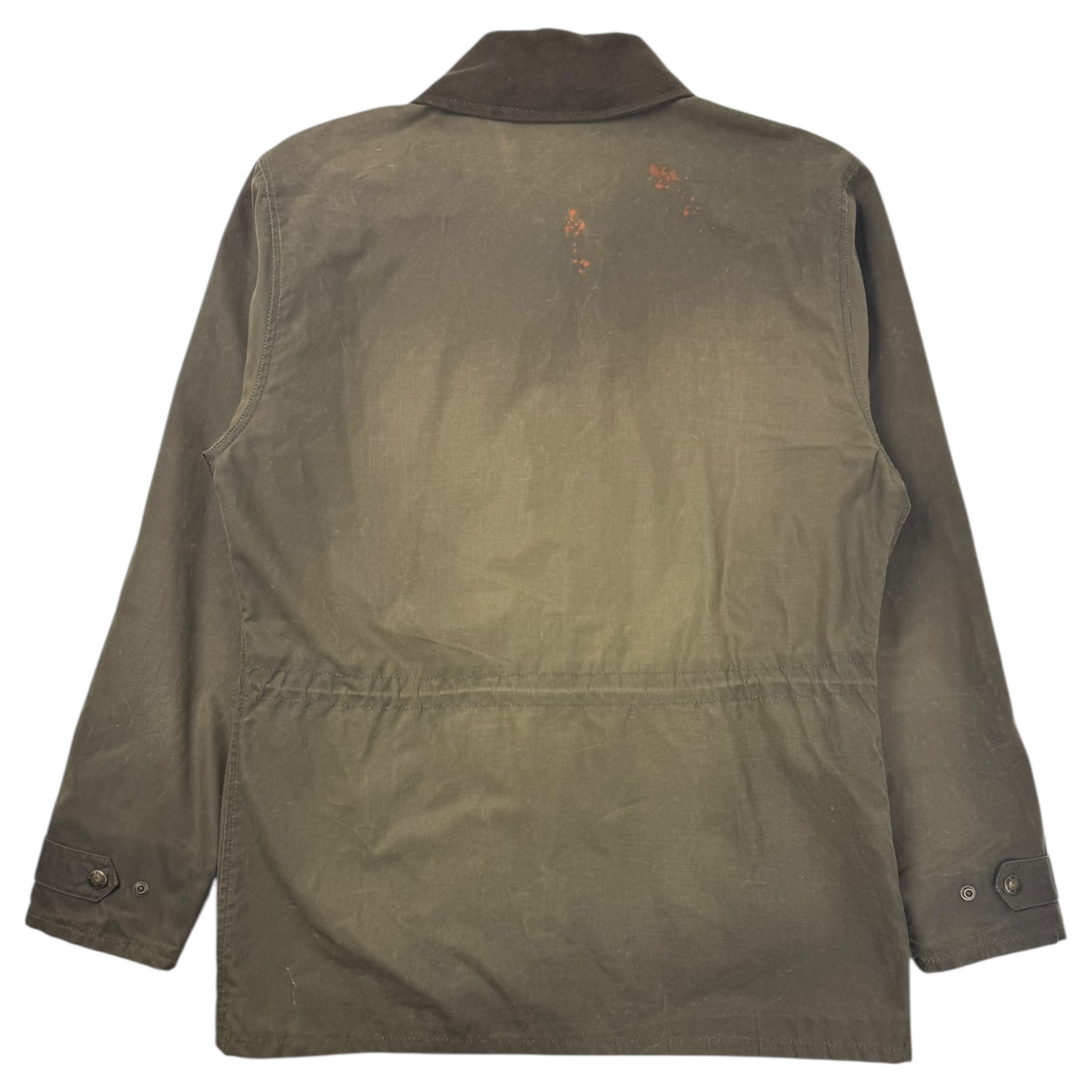 Vintage Filson Cover Cloth Mile Marker Coat Otter Green