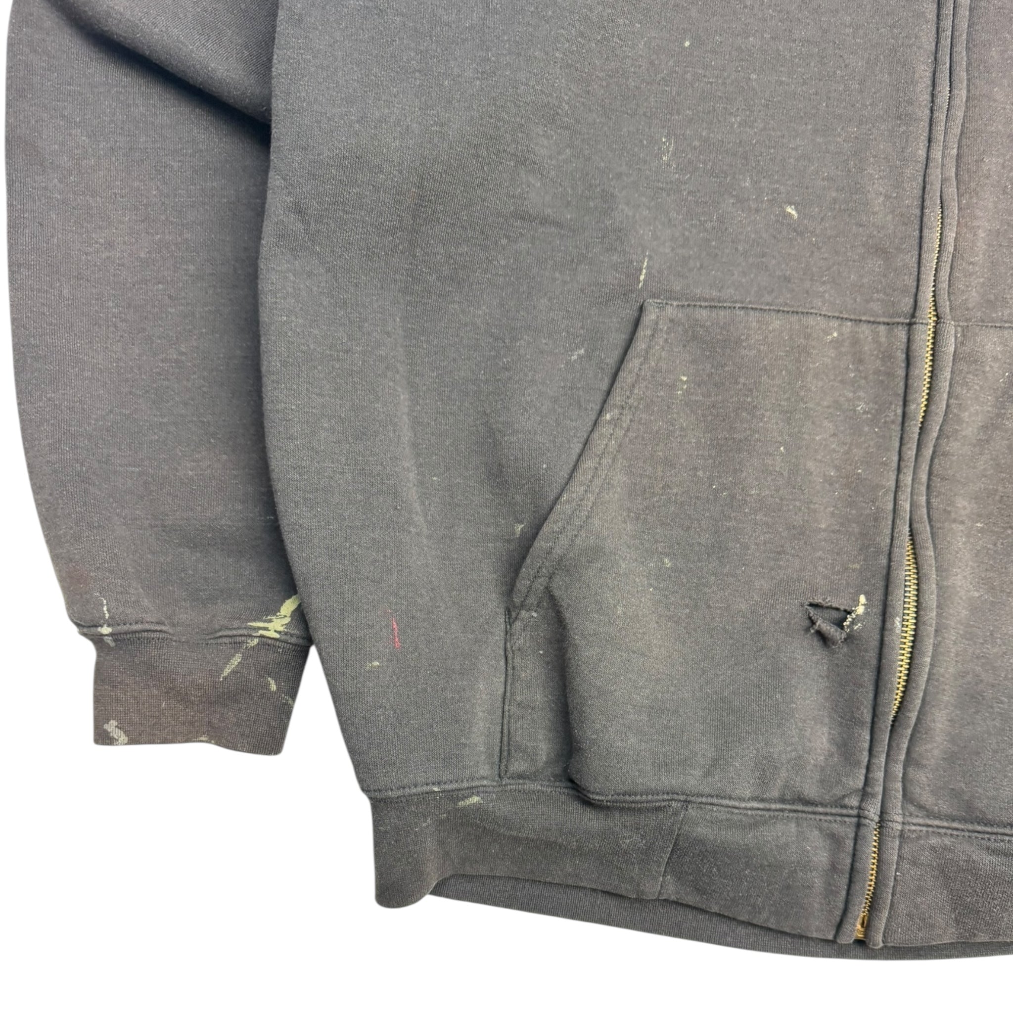 Vintage Carhartt Embrodiered Pocket Zip Hoodie