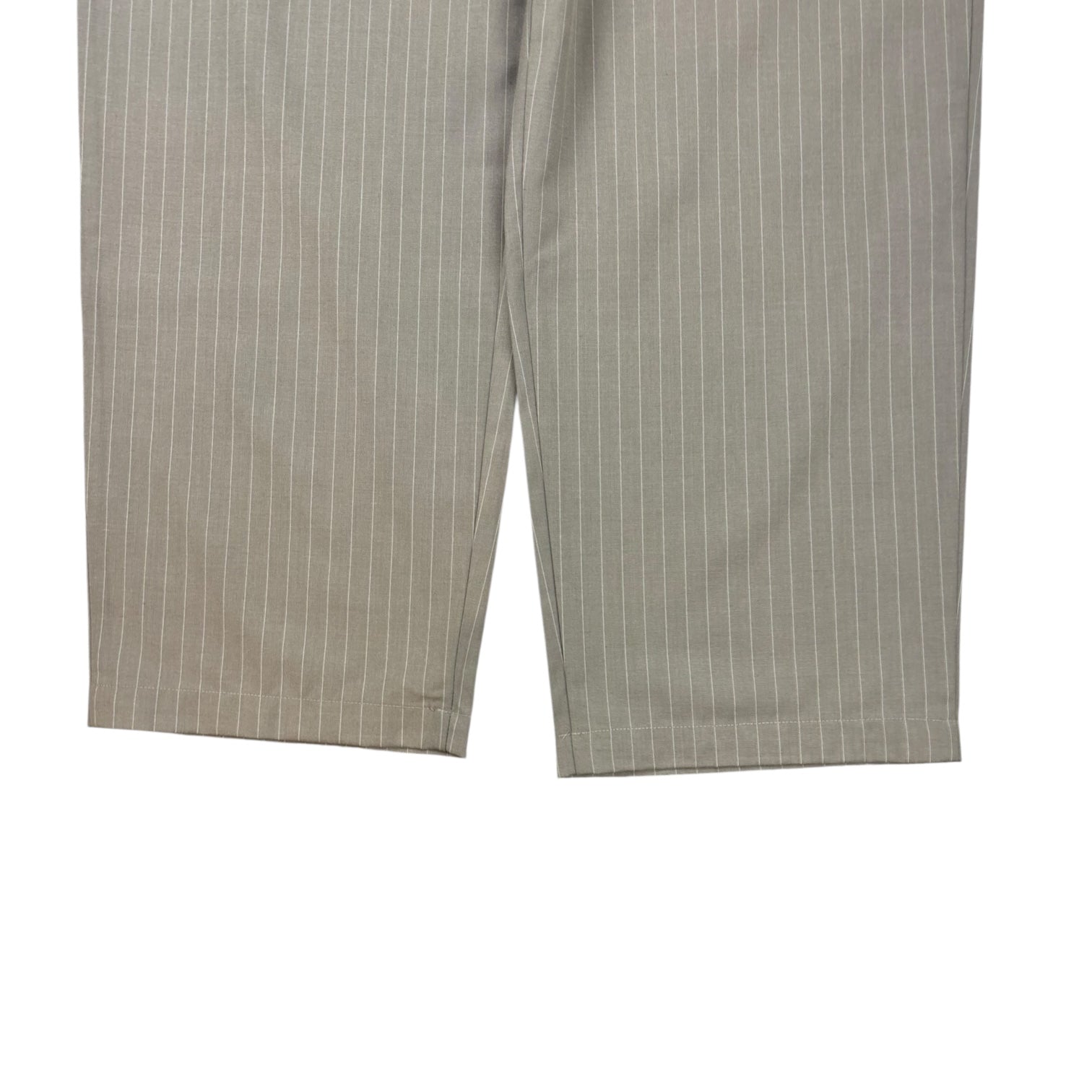 Stussy Striped Volume Pleated Trouser Brown