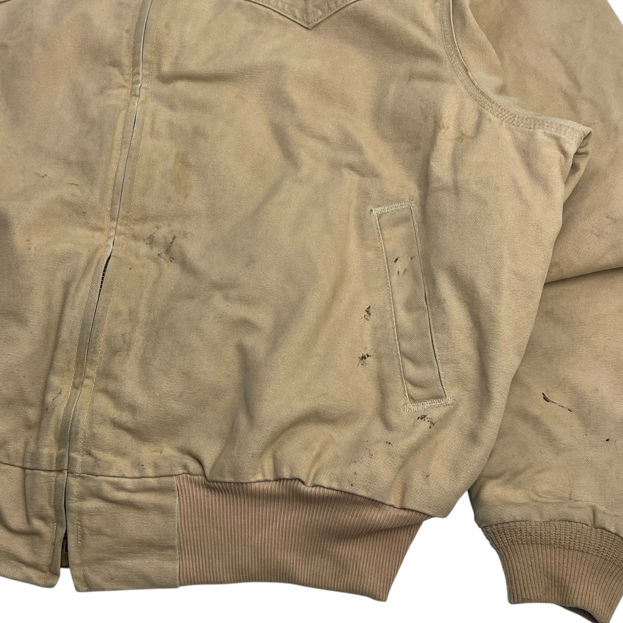 Vintage Carhartt Santa Fe Workwear Jacket Faded Tan