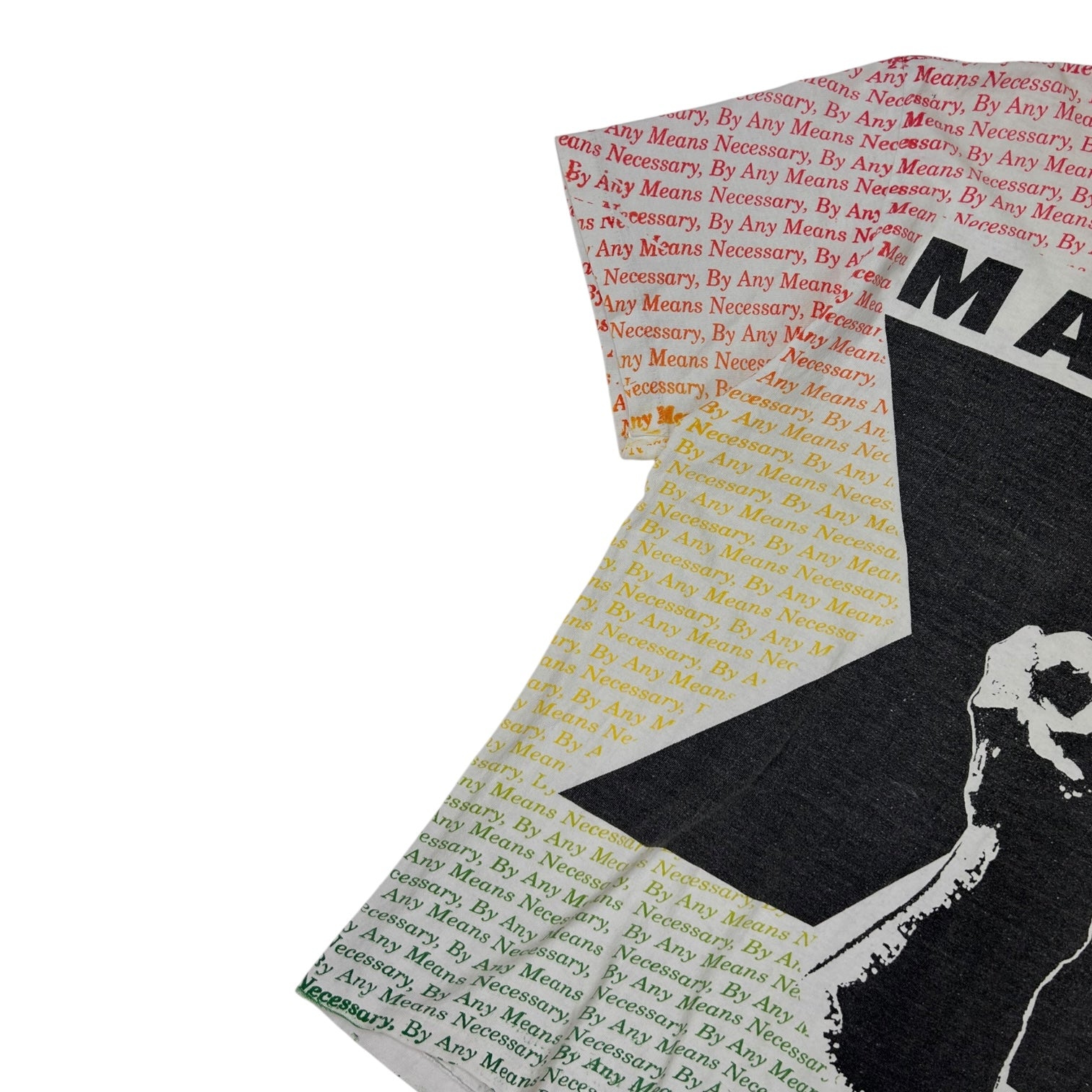 Vintage Malcolm X By All Means Necessary AOP T-Shirt