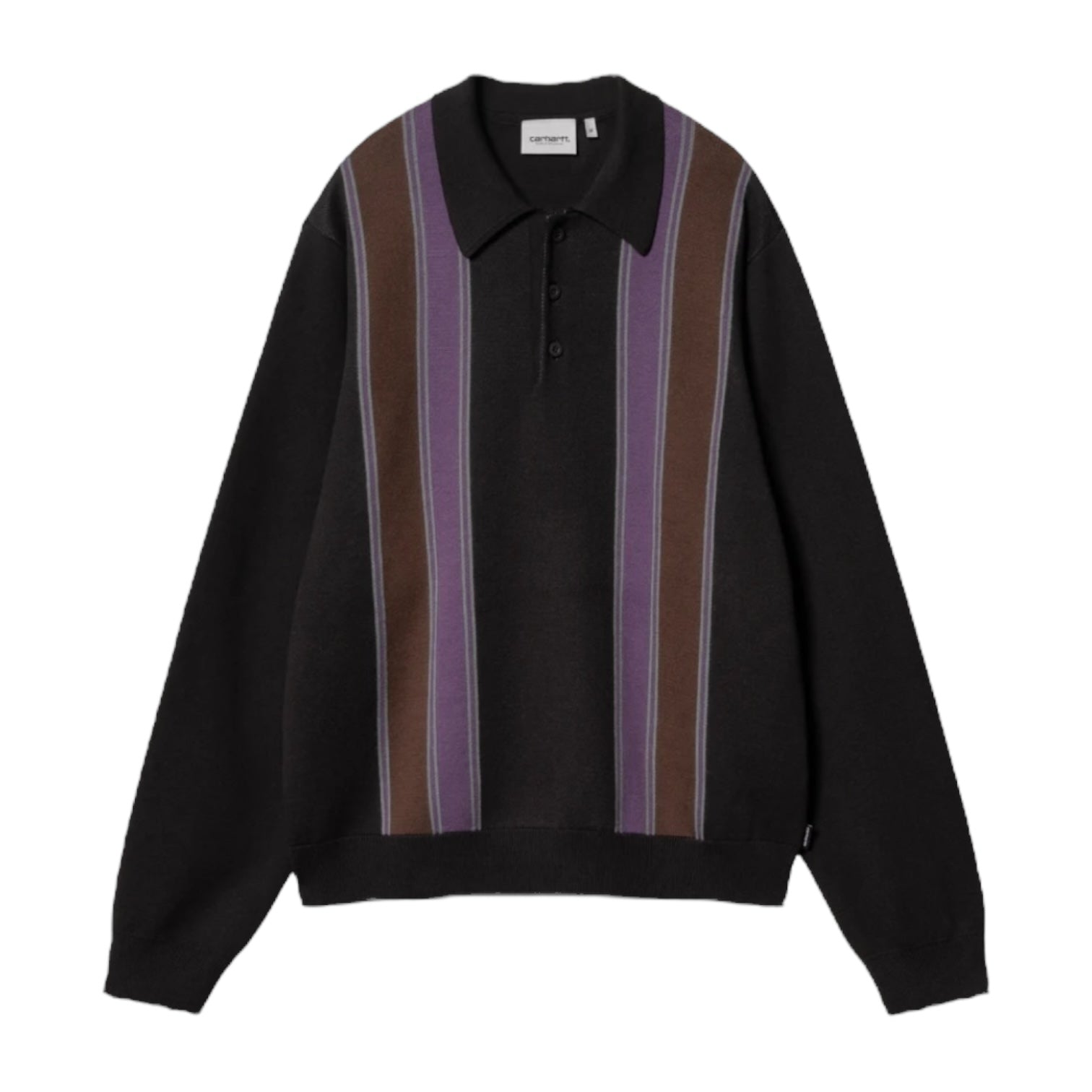 Carhartt Wip Arlo Polo Long Sleeve Black