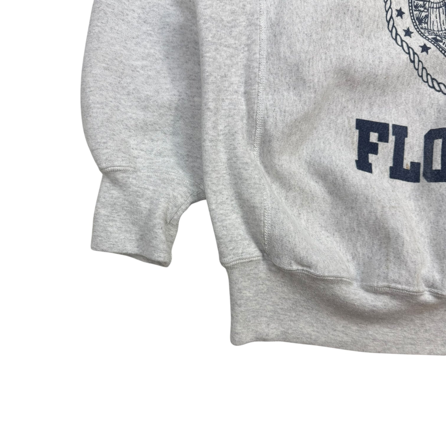 Vintage University Of Florida Crest Crewneck Grey