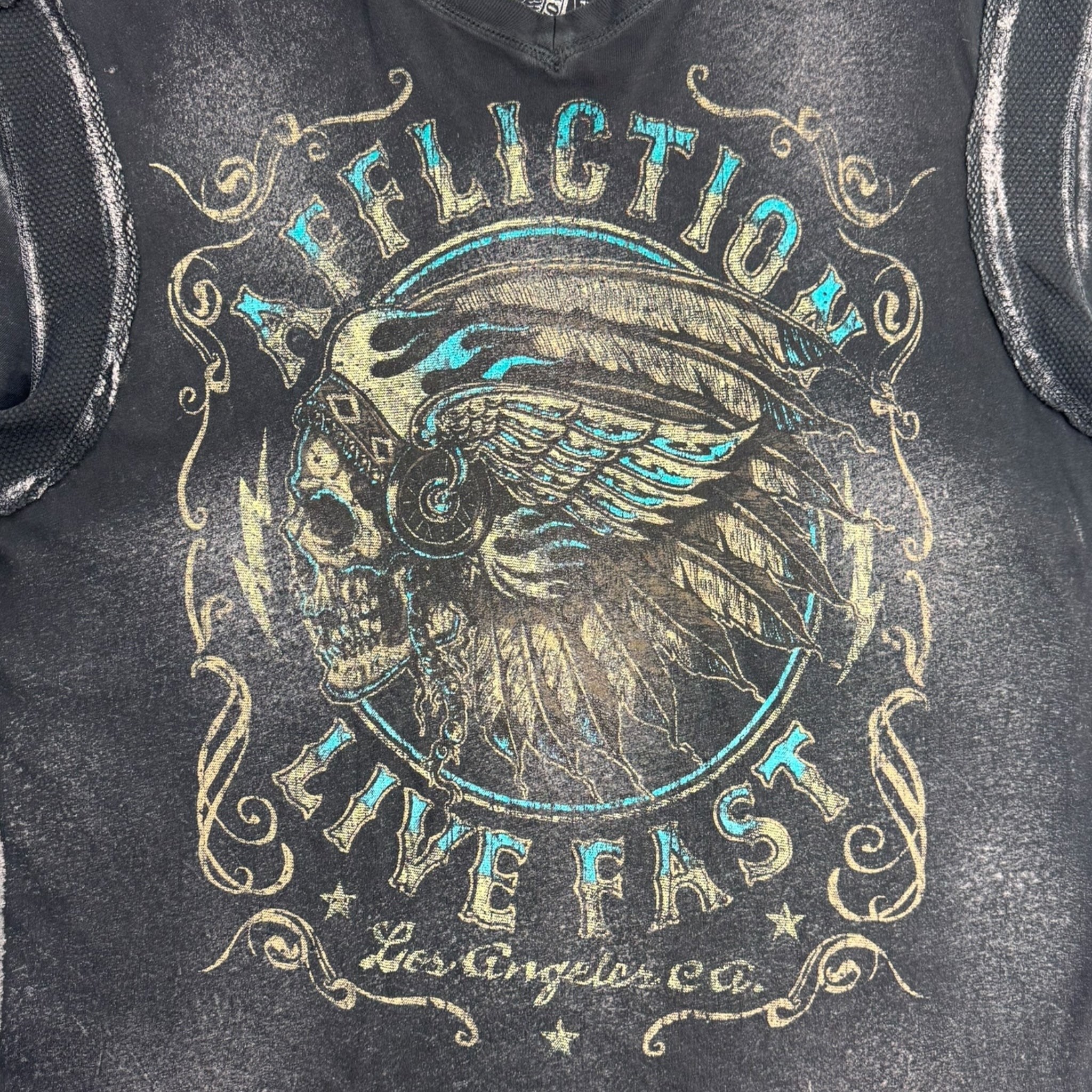 Y2K Affliction “Live Fast” Los Angeles CA T-Shirt
