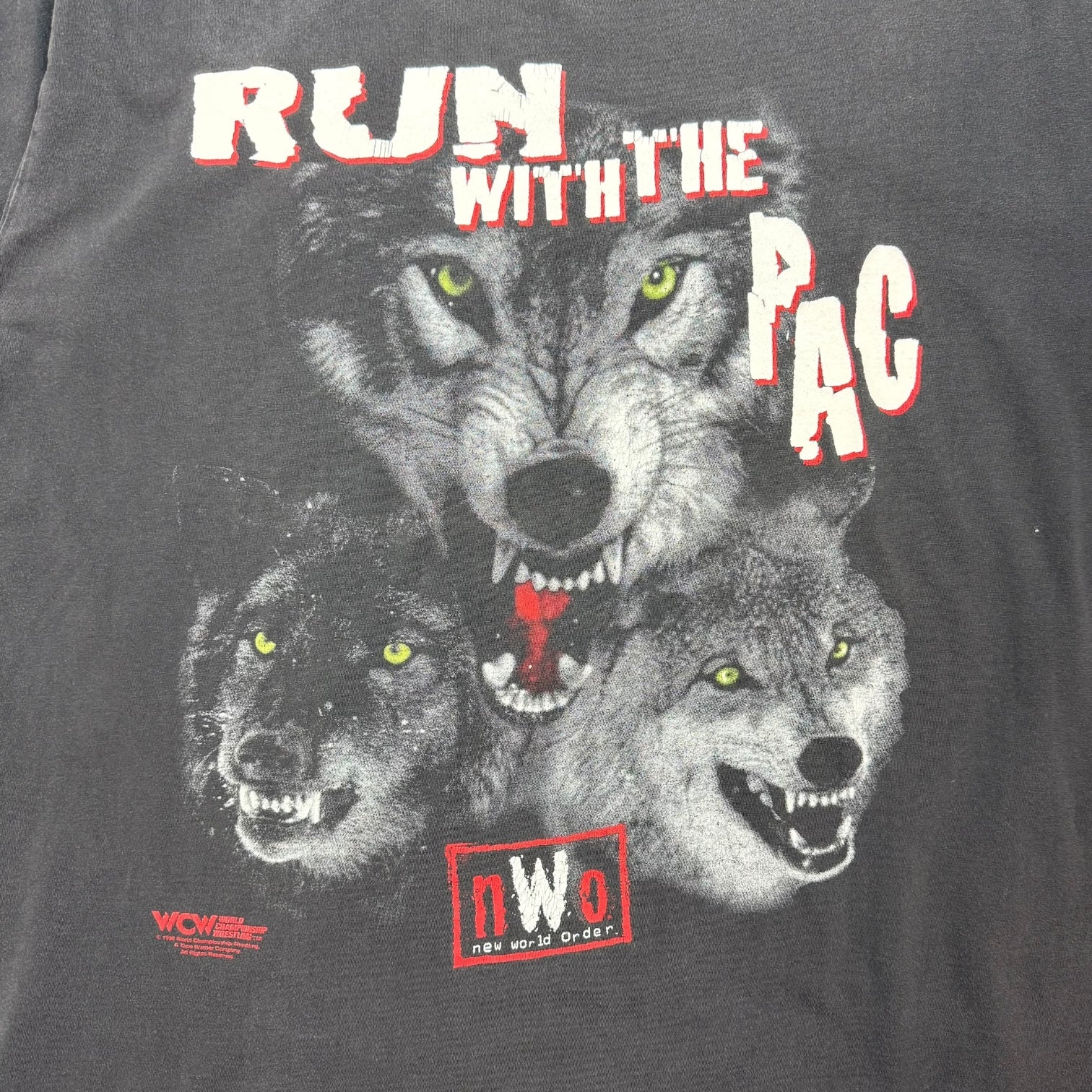 Vintage NWO Run With The Pac Tee Black