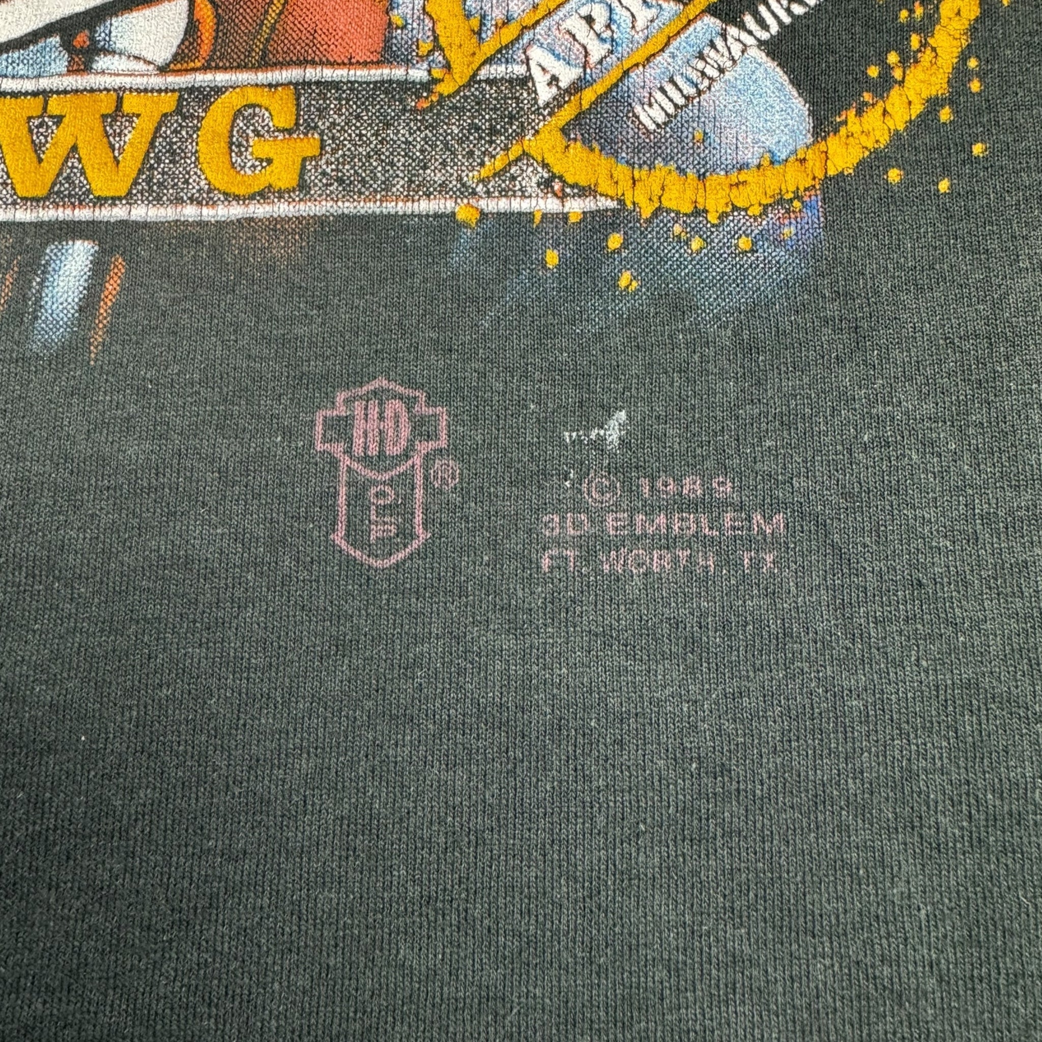 1989 3D Emblem Harley Davidson Genuine Hawg Biker Tank