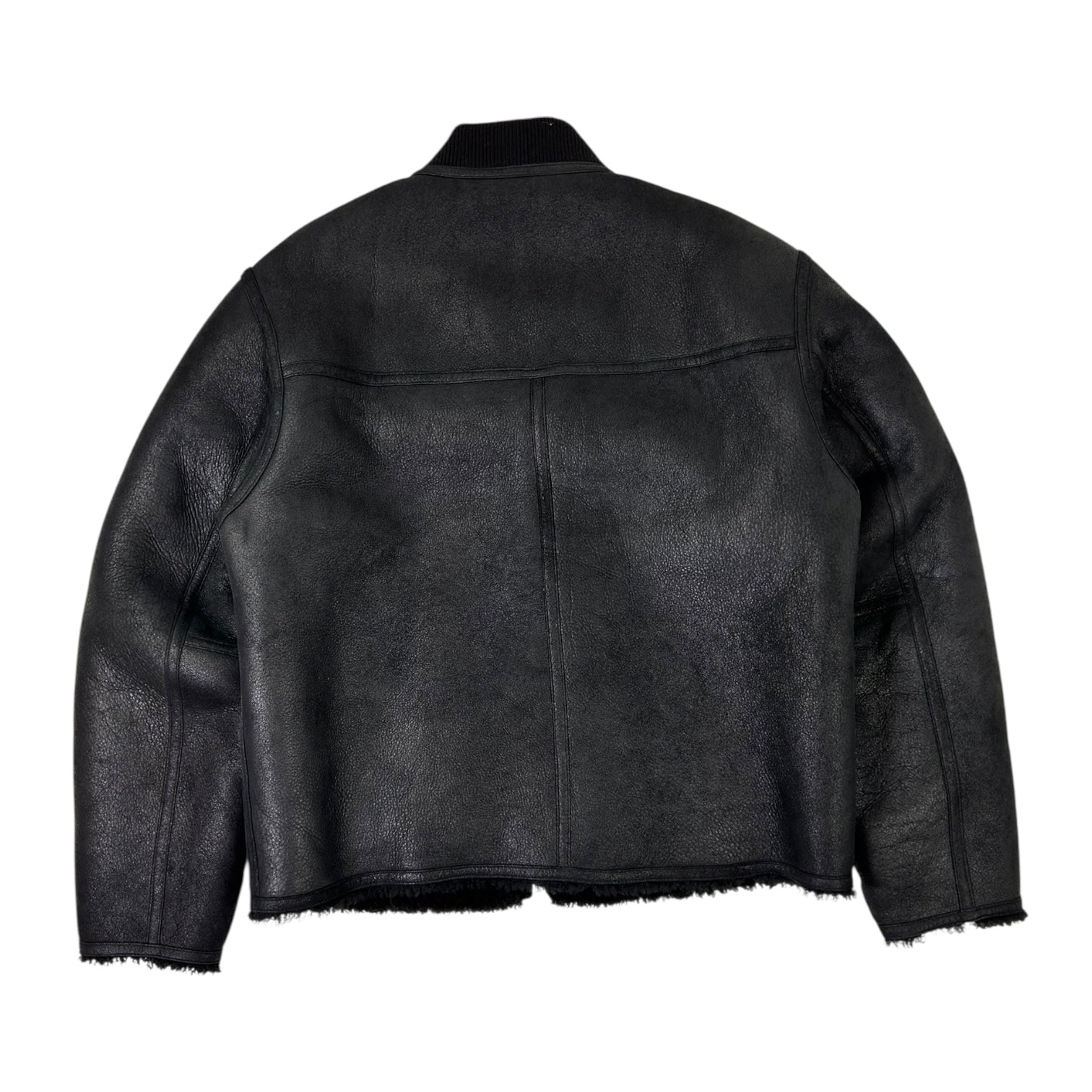 Stussy Shearling Reversible Bomber Jacket Black